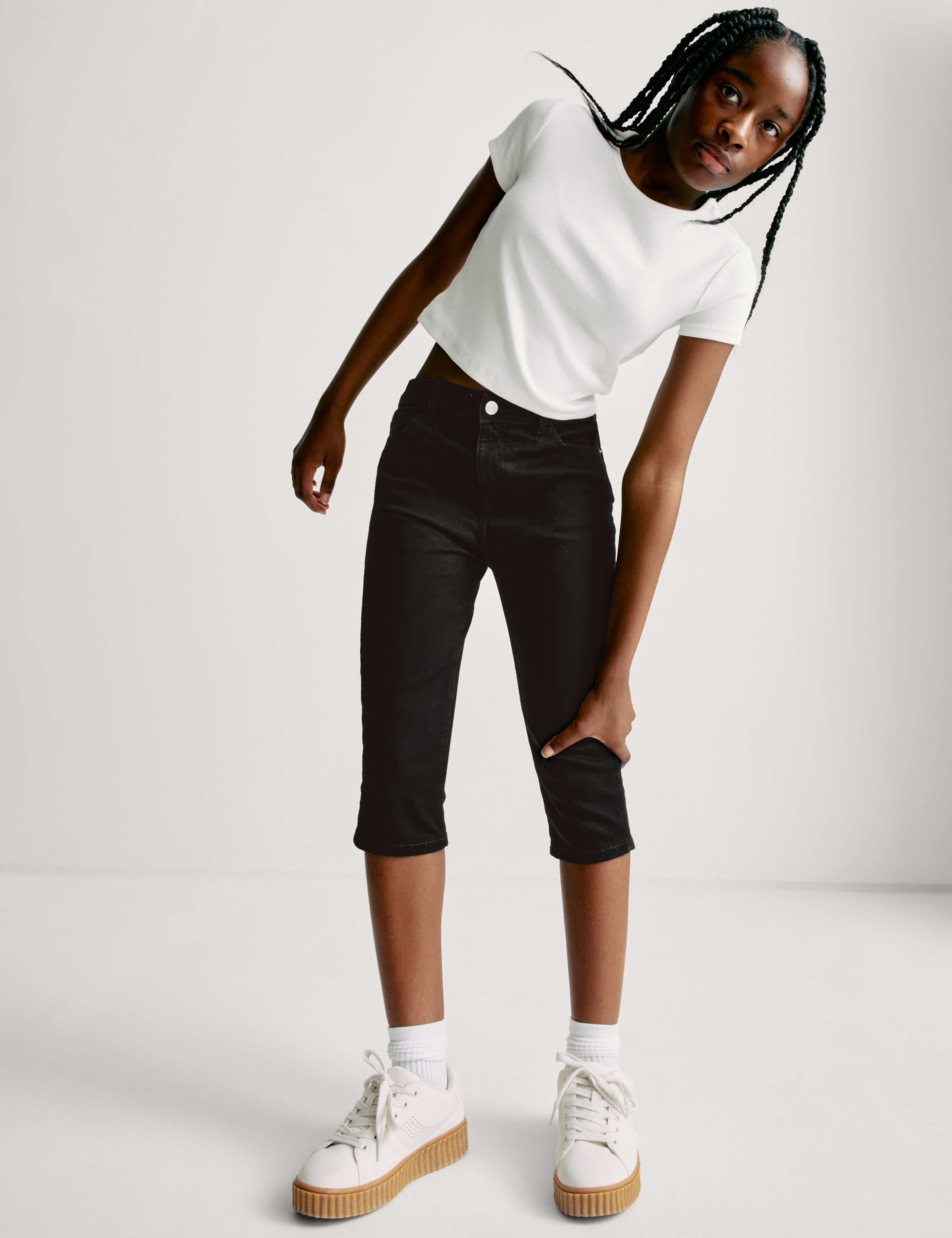 Skinny Capri Denim Jeans (6-16 Yrs) 3 of 7