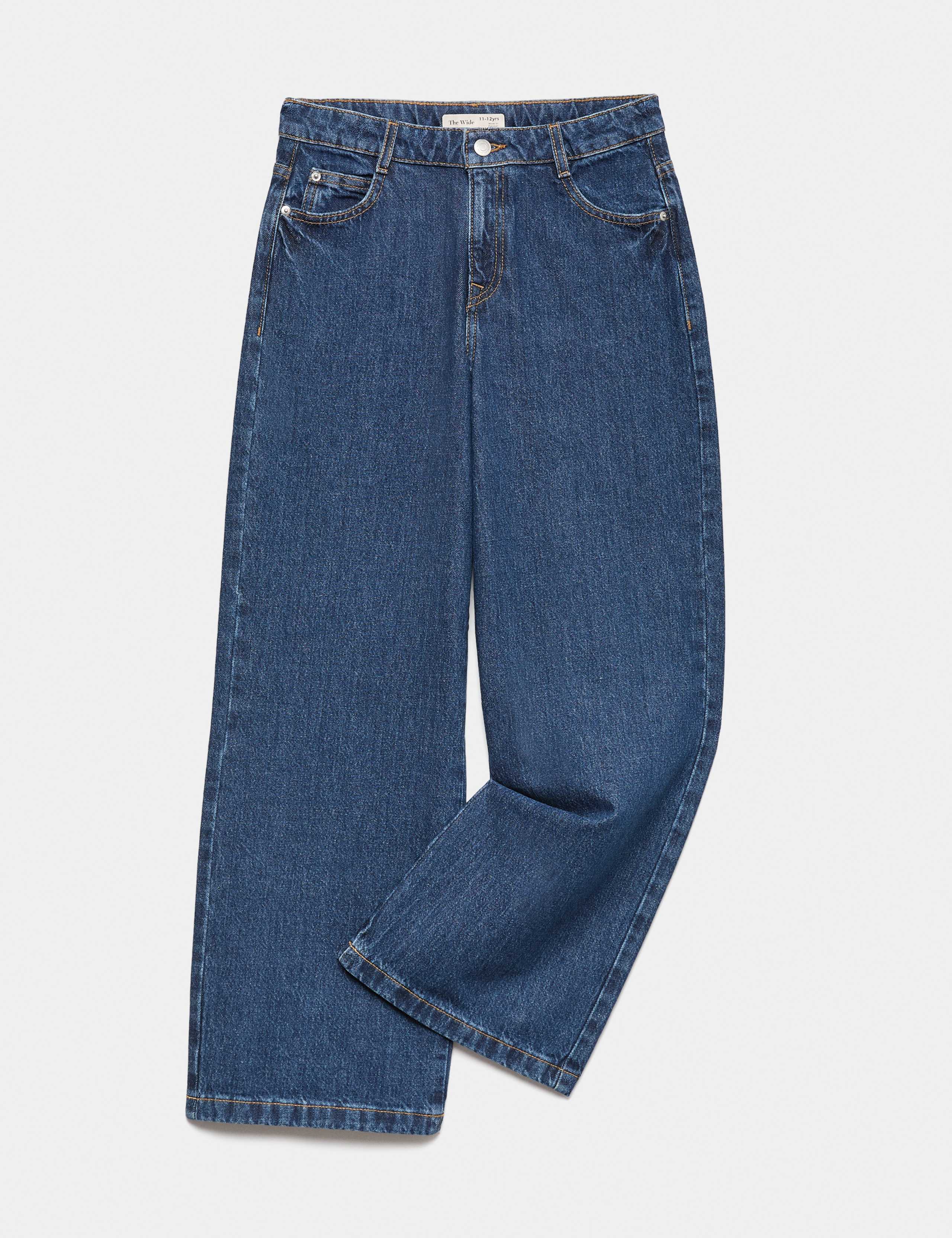 Denim Wide Leg Jeans (6-16 Yrs) 2 of 6