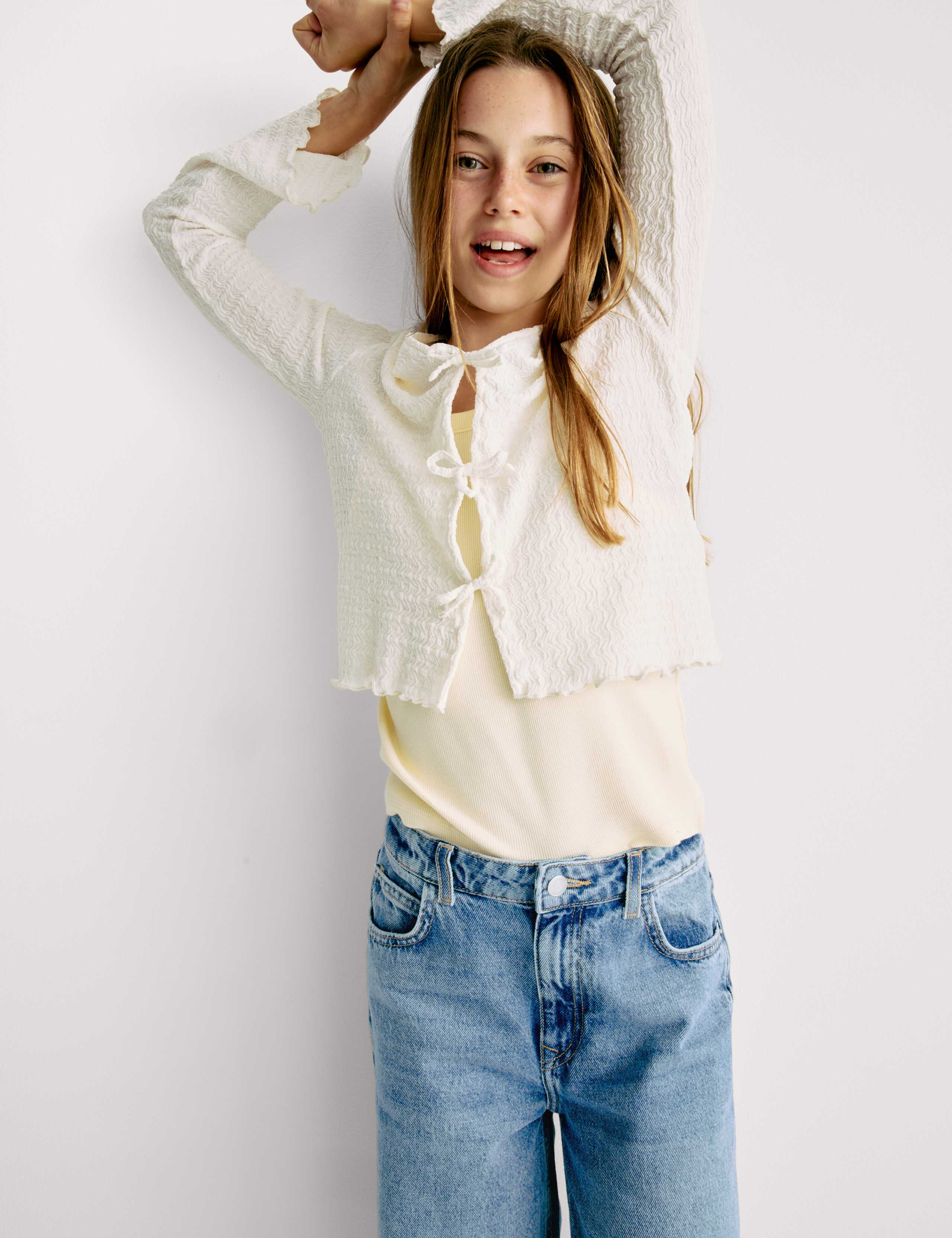 Wide Leg Denim Jeans (6-16 Yrs) 4 of 6