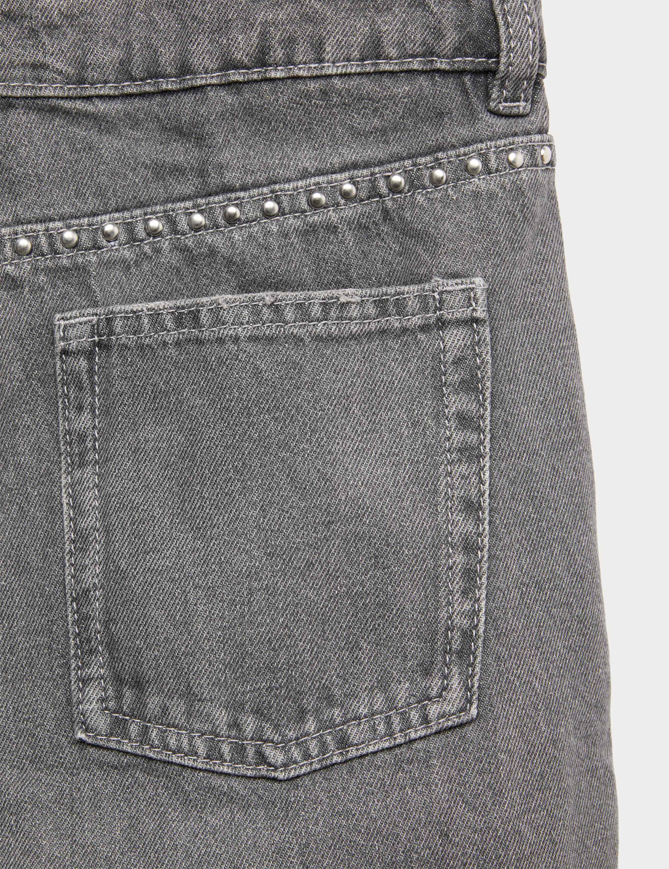 Pure Cotton Studded Jeans (6-16 Yrs) 2 of 2