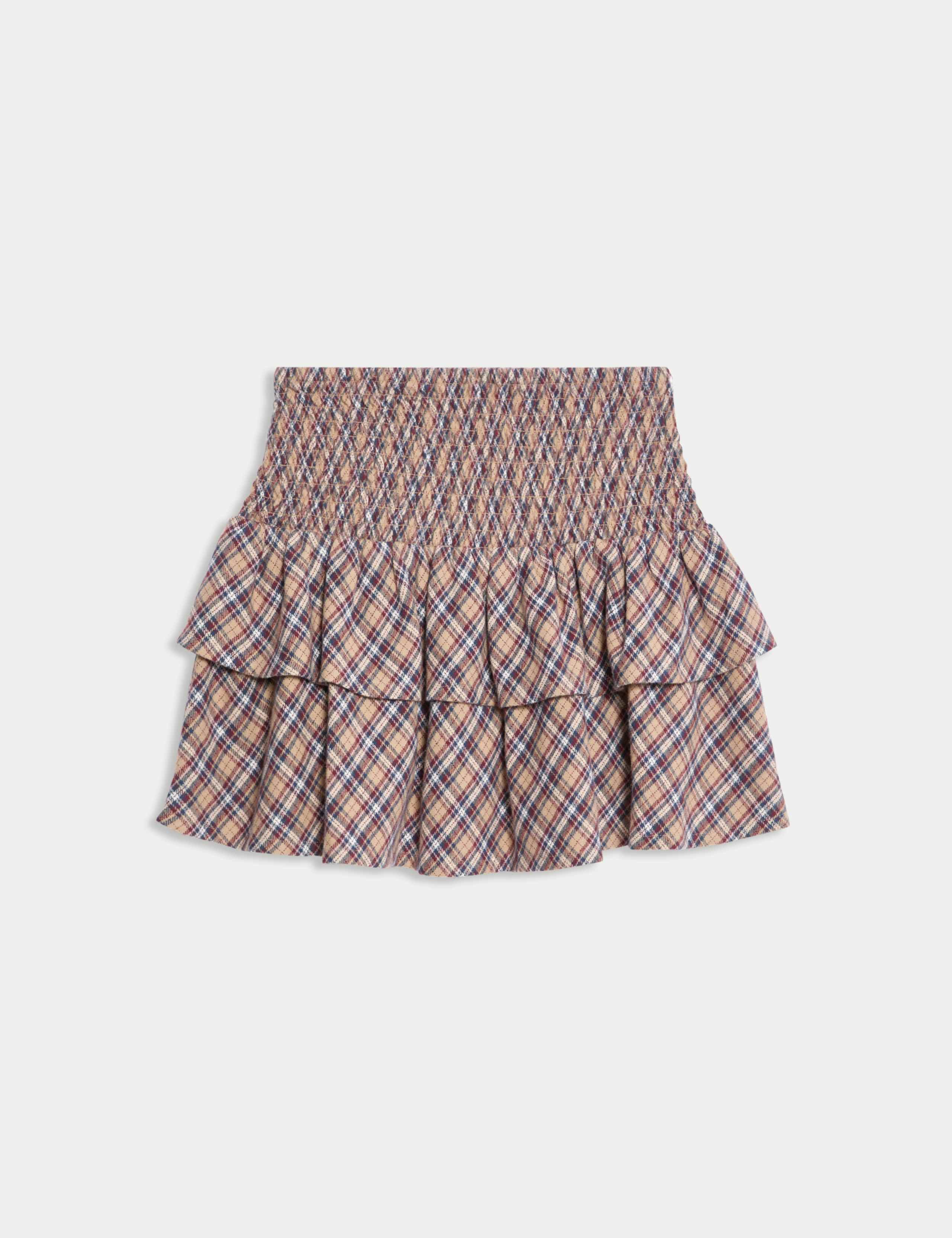 Pure Cotton Check Rara Skirt 2 of 6