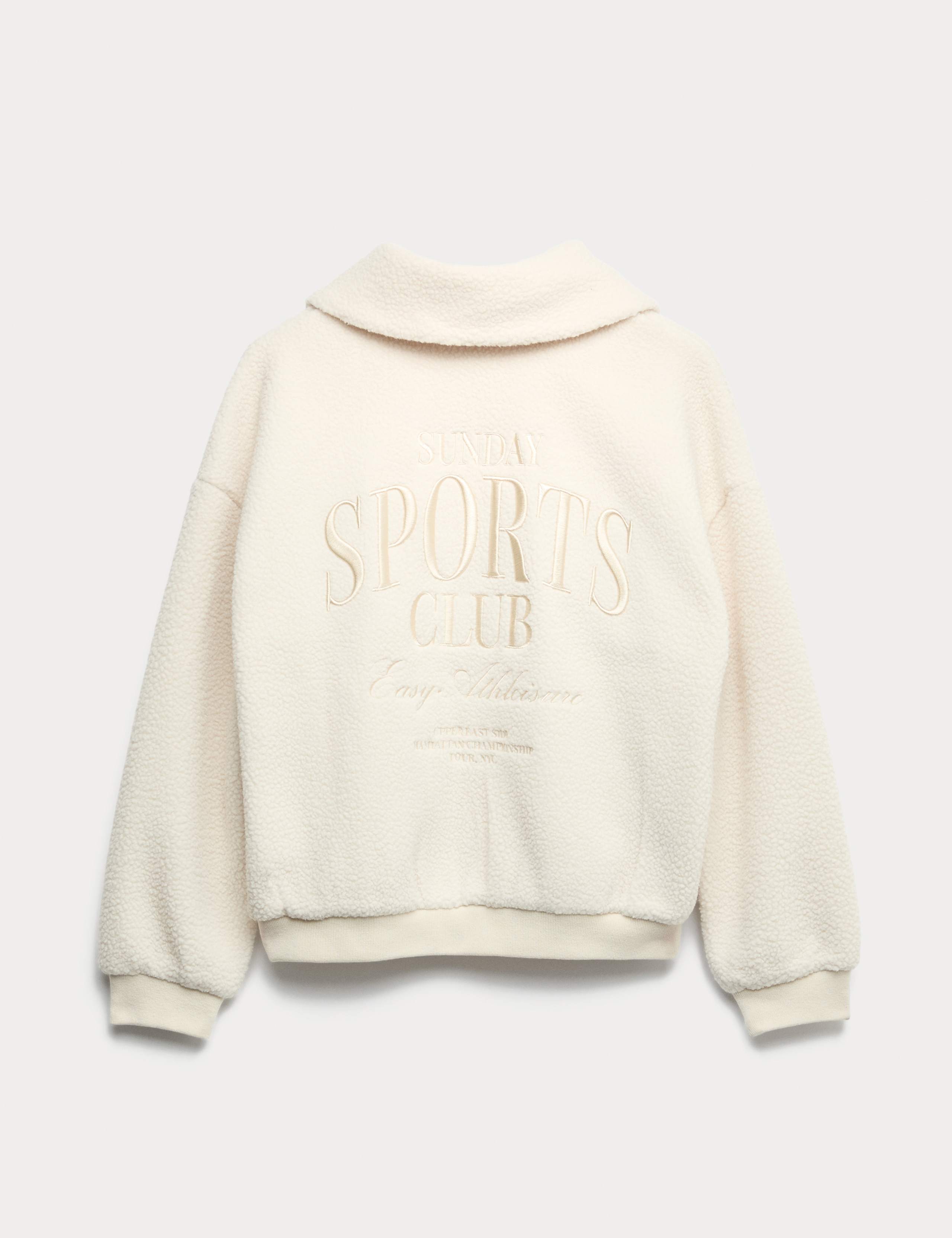 Zip Through Borg Jacket (6-16 Yrs) 3 of 3