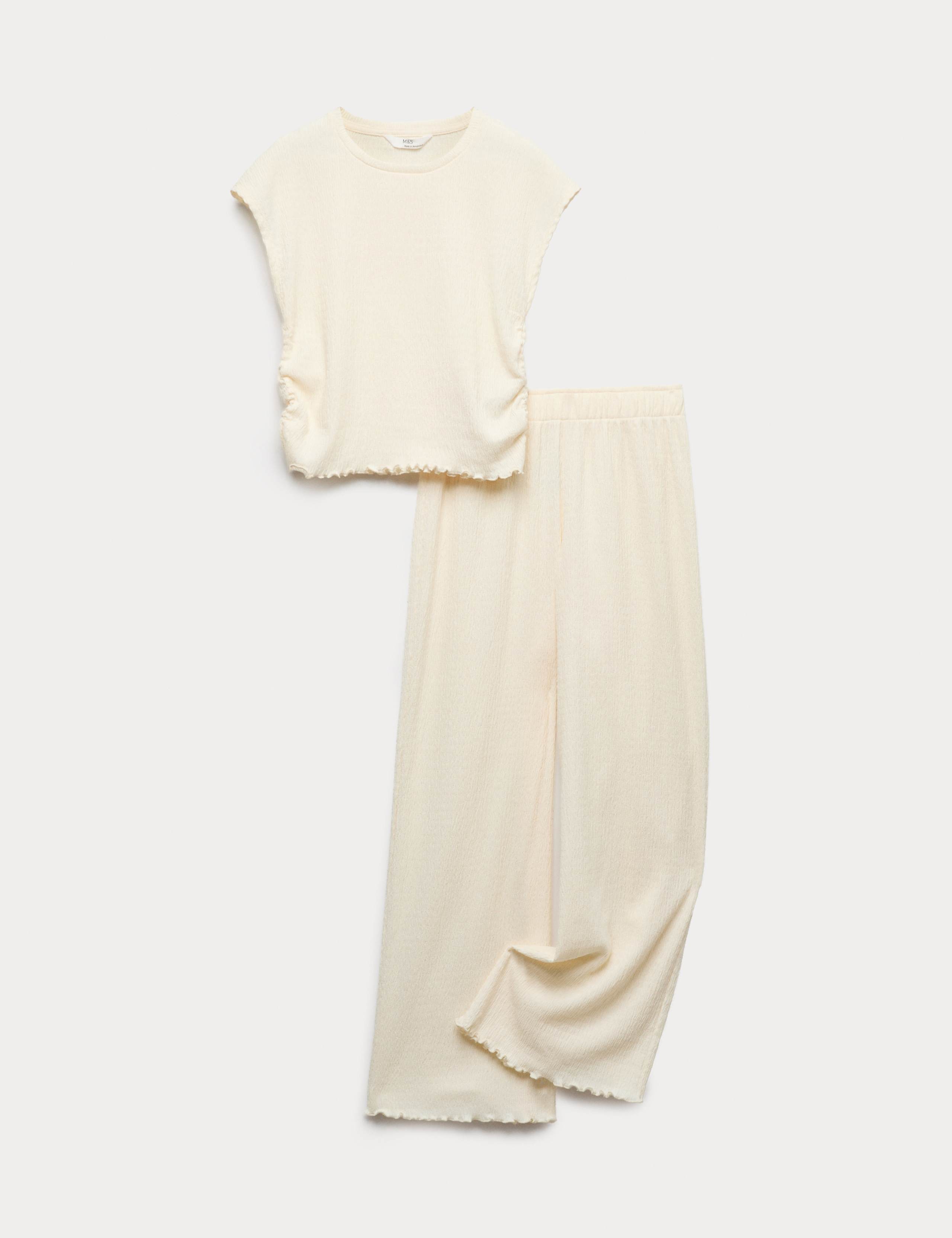 2 Piece Crinkle Jersey Top & Kickflare Outfit (2-16 Years) 1 of 1