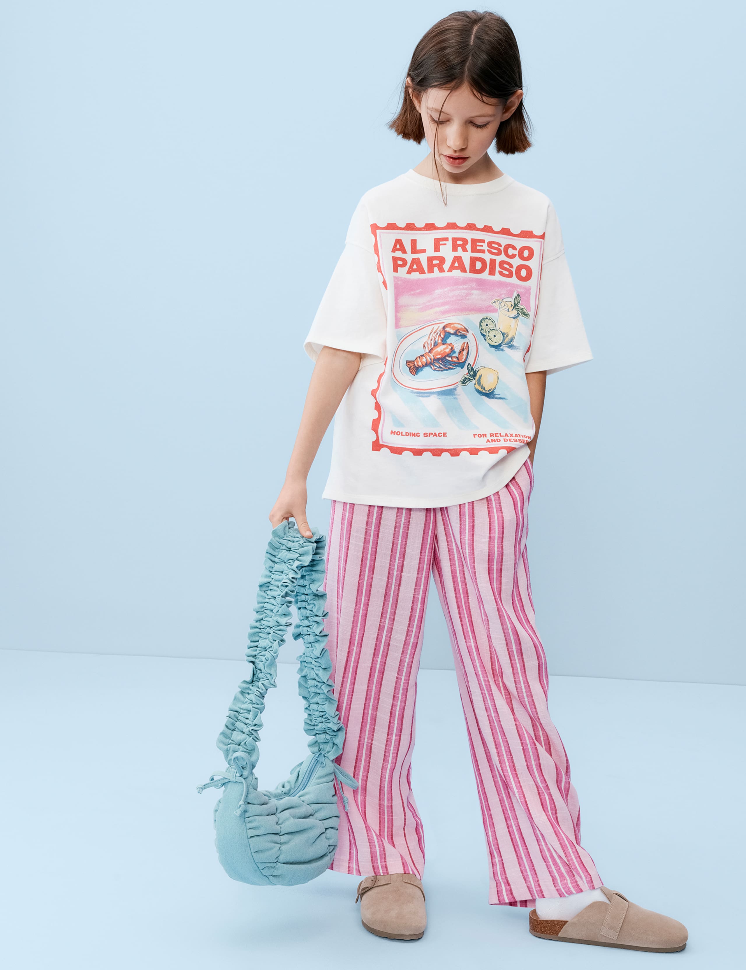 Pure Cotton Al Fresco Paradiso T-Shirt (6-16 Yrs) 1 of 2