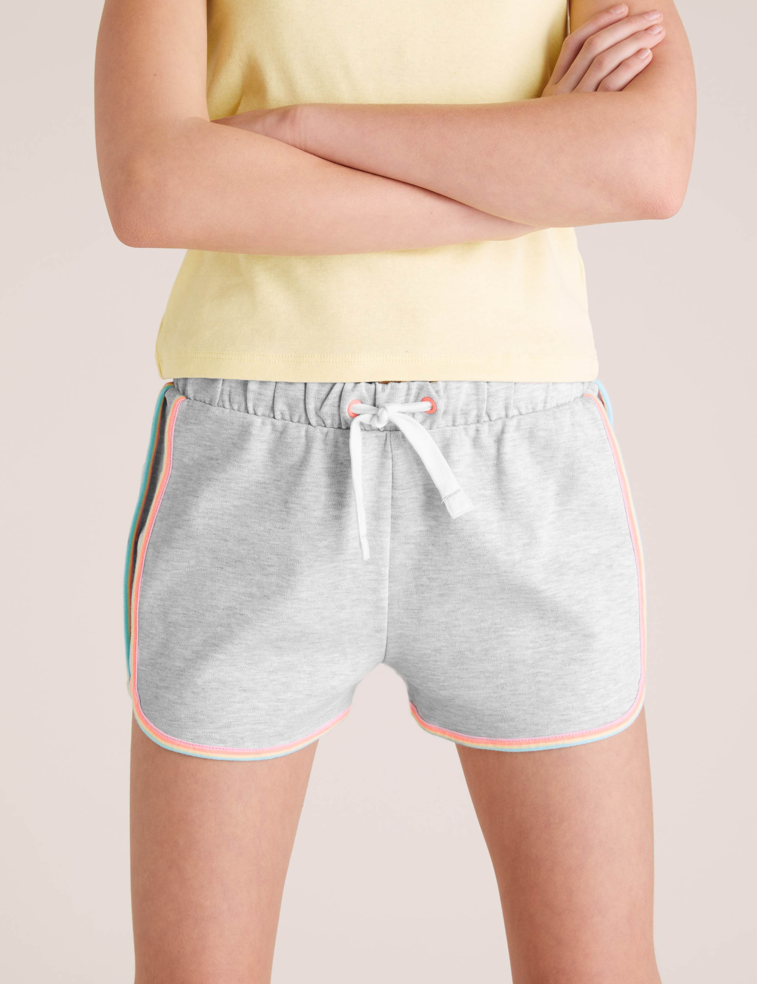 Rainbow Trim Runner Shorts (6-16 Yrs) 3 of 5