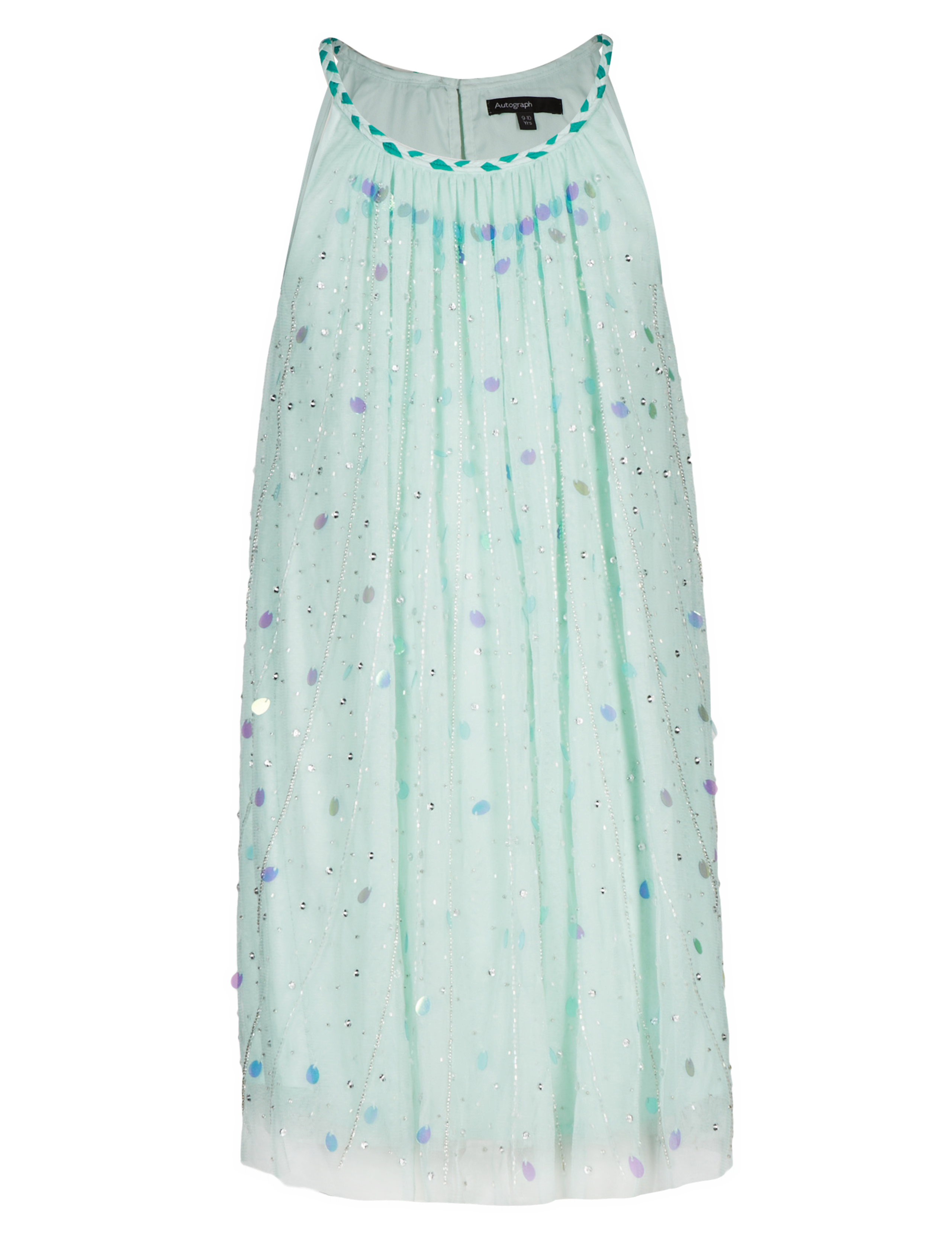 Bead Embellished Trapeze Dress (5-14 Years) 2 of 4