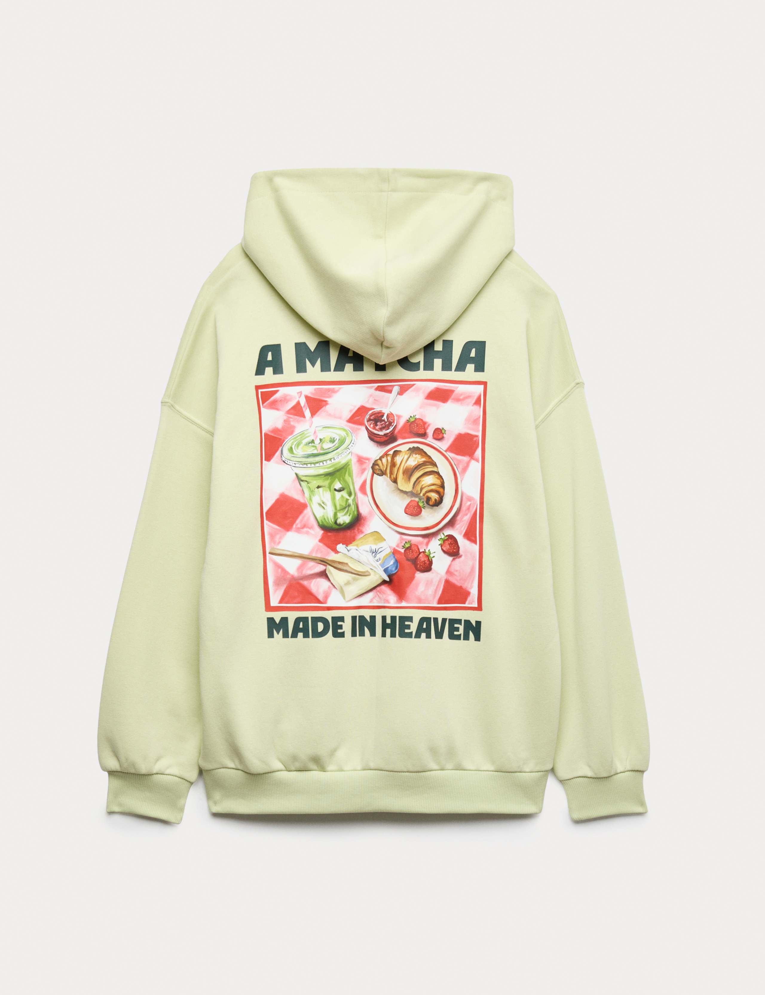 Cotton Rich Matcha Graphic Hoodie (6-16 Yrs) 2 of 2