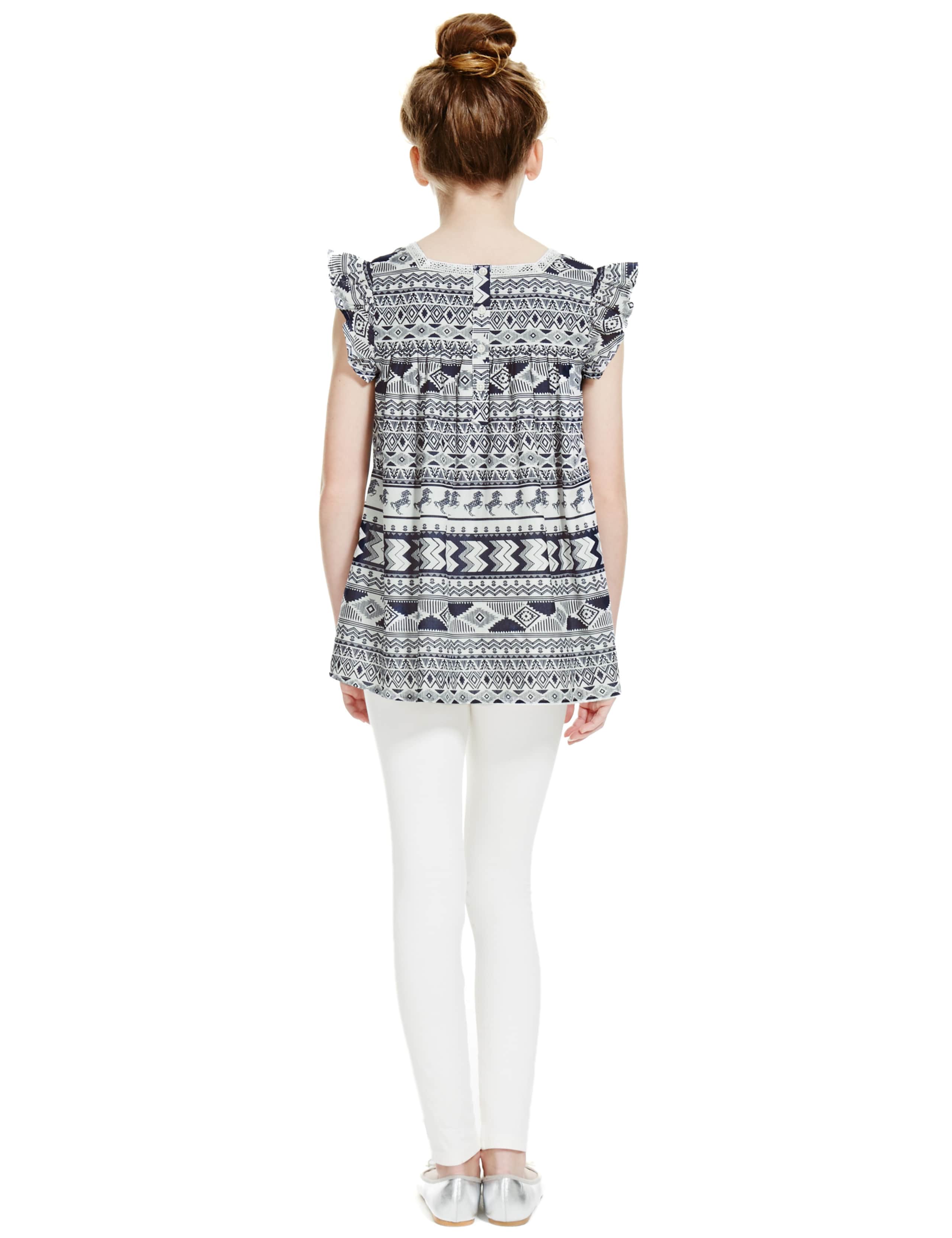 2 Piece Aztec Print Top & Leggings Outfit (5-14 Years) 3 of 3