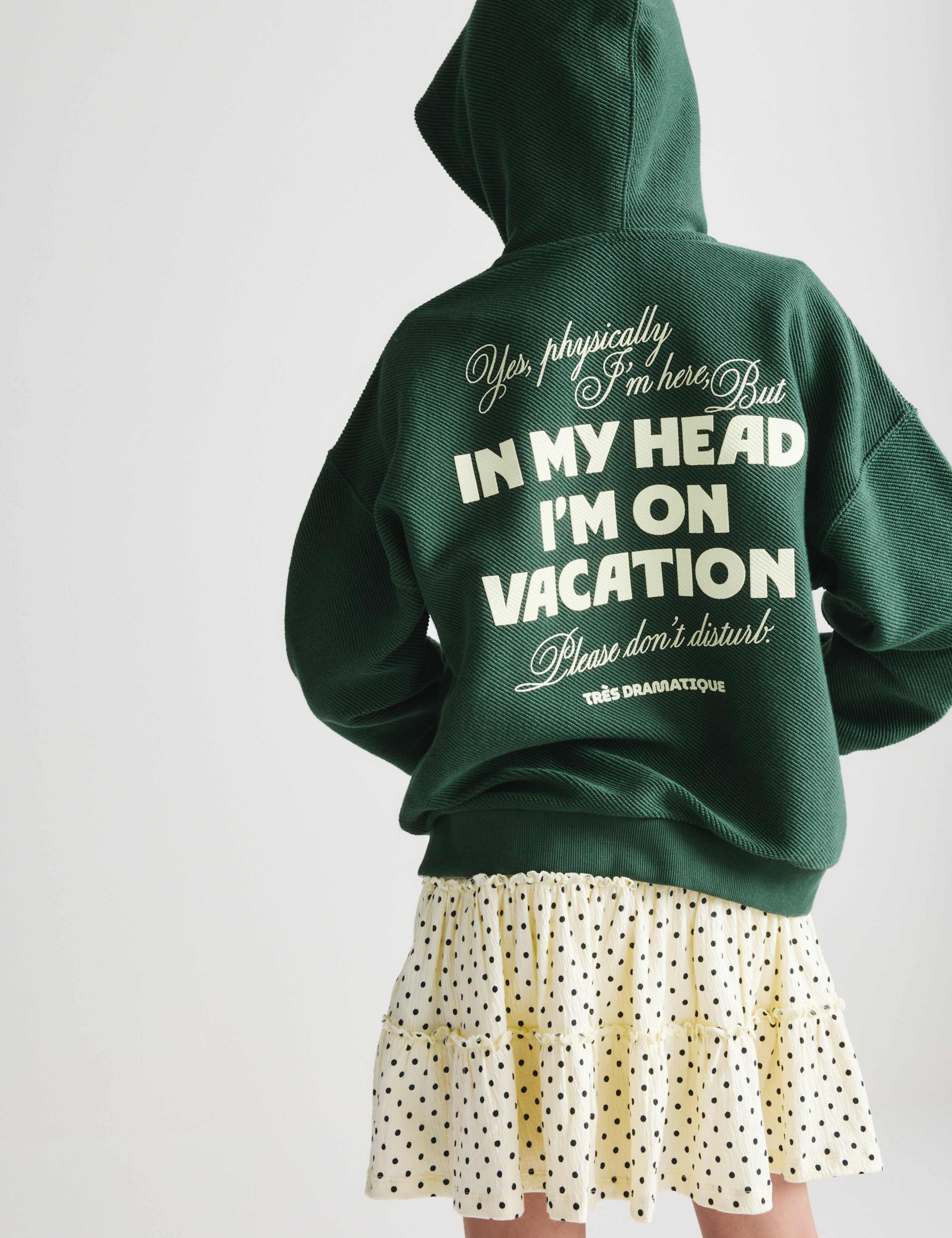 Cotton Rich Très Dramatique Slogan Hoodie (6-16 Yrs) 4 of 6
