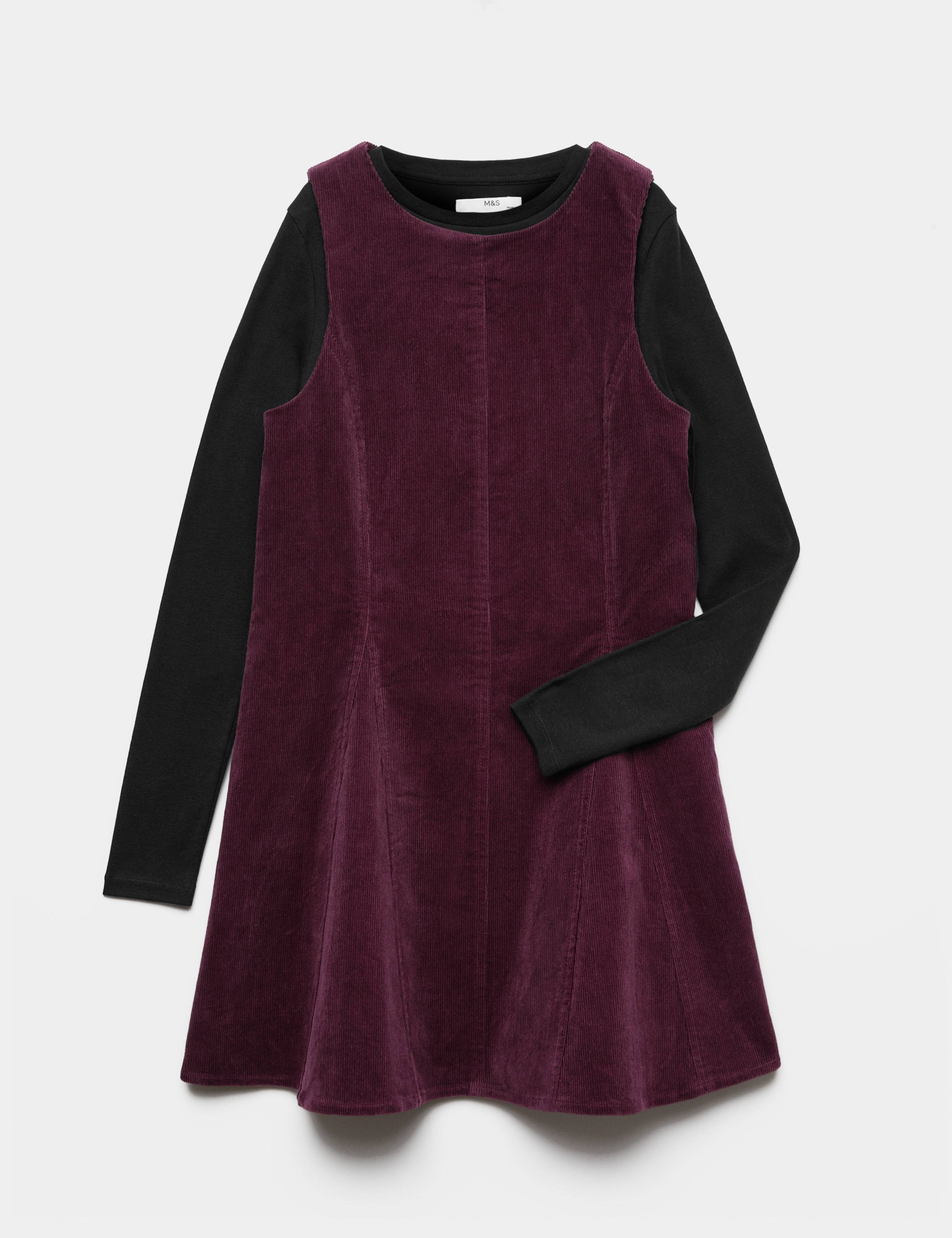 2 Piece Corduroy Dress & Top (6-16 Yrs) 2 of 9