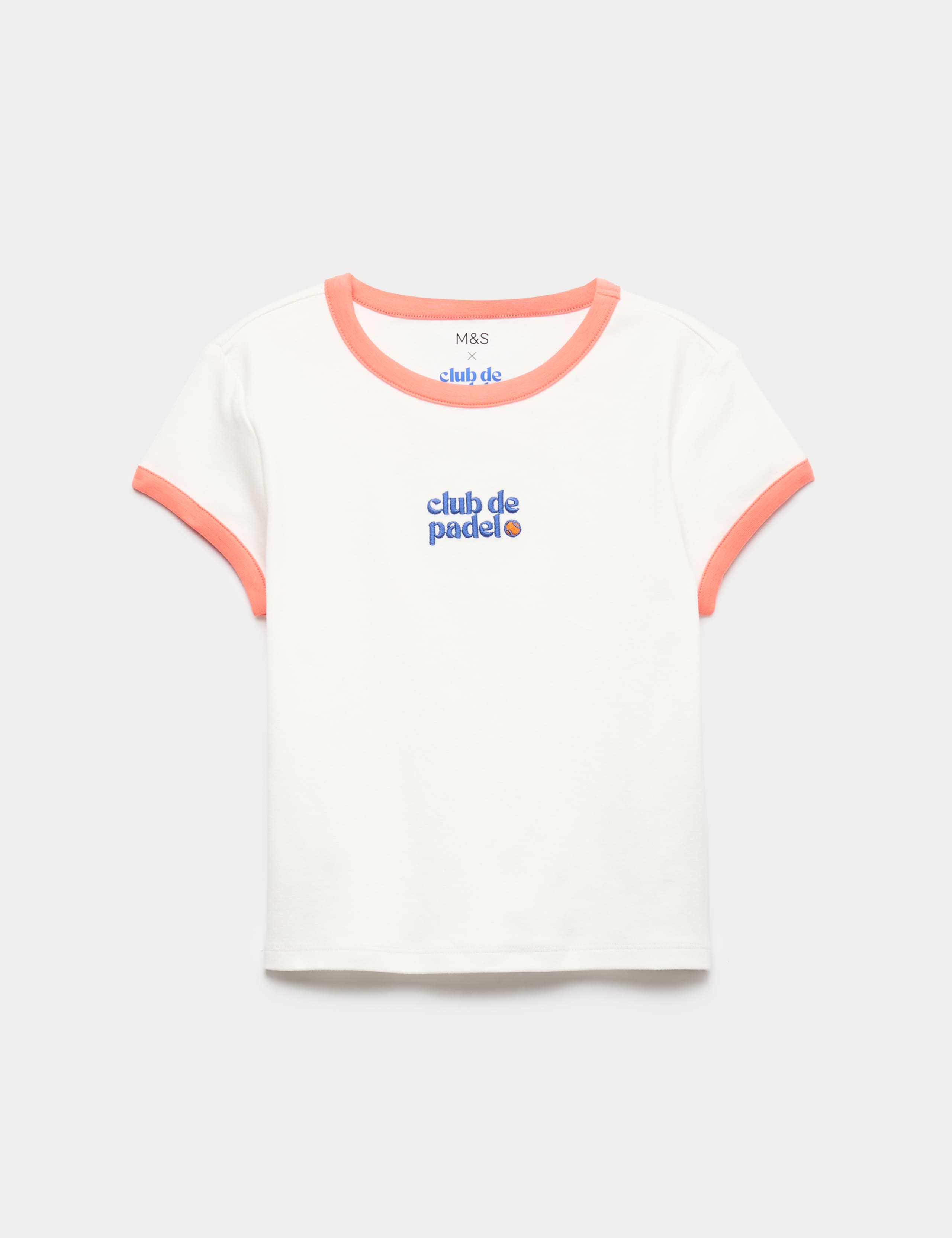 Cotton Rich Ringer T-Shirt (6-16 Yrs) 2 of 3