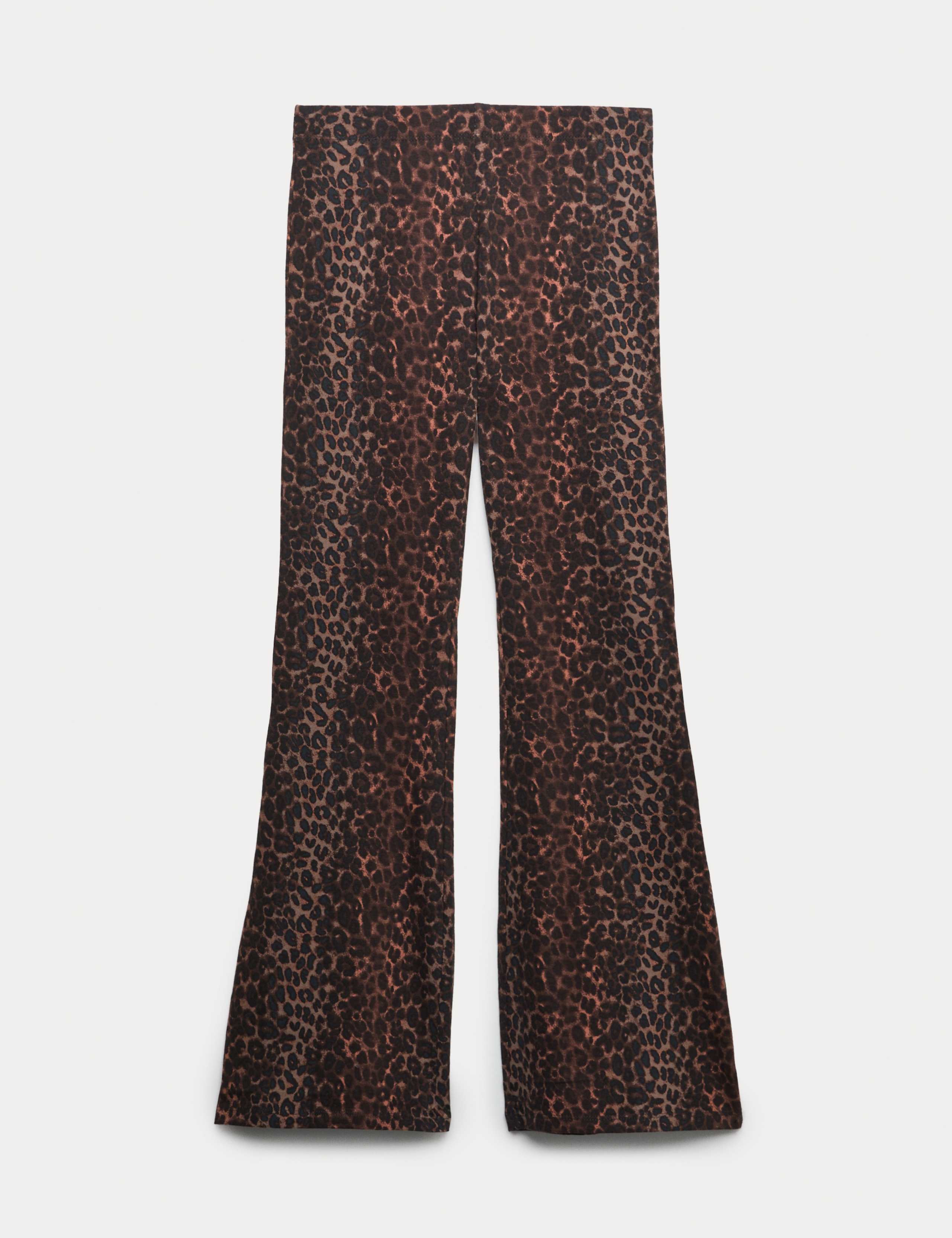 Cotton Rich Leopard Kickflare Leggings (6-16 Yrs) 1 of 1