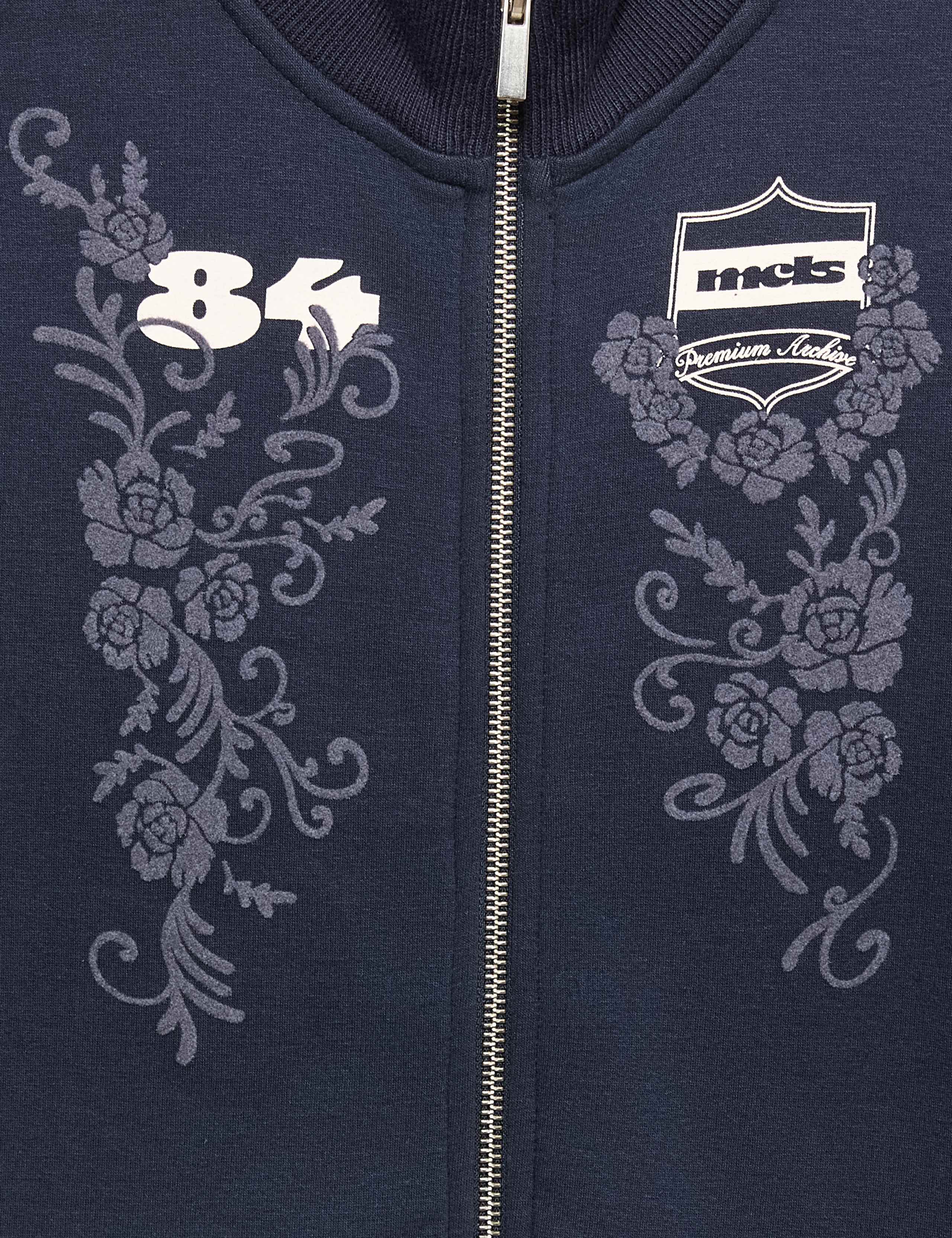 Funnel Neck Embroidered Zip Through Sweatshirt (6-16 Yrs) 2 of 2