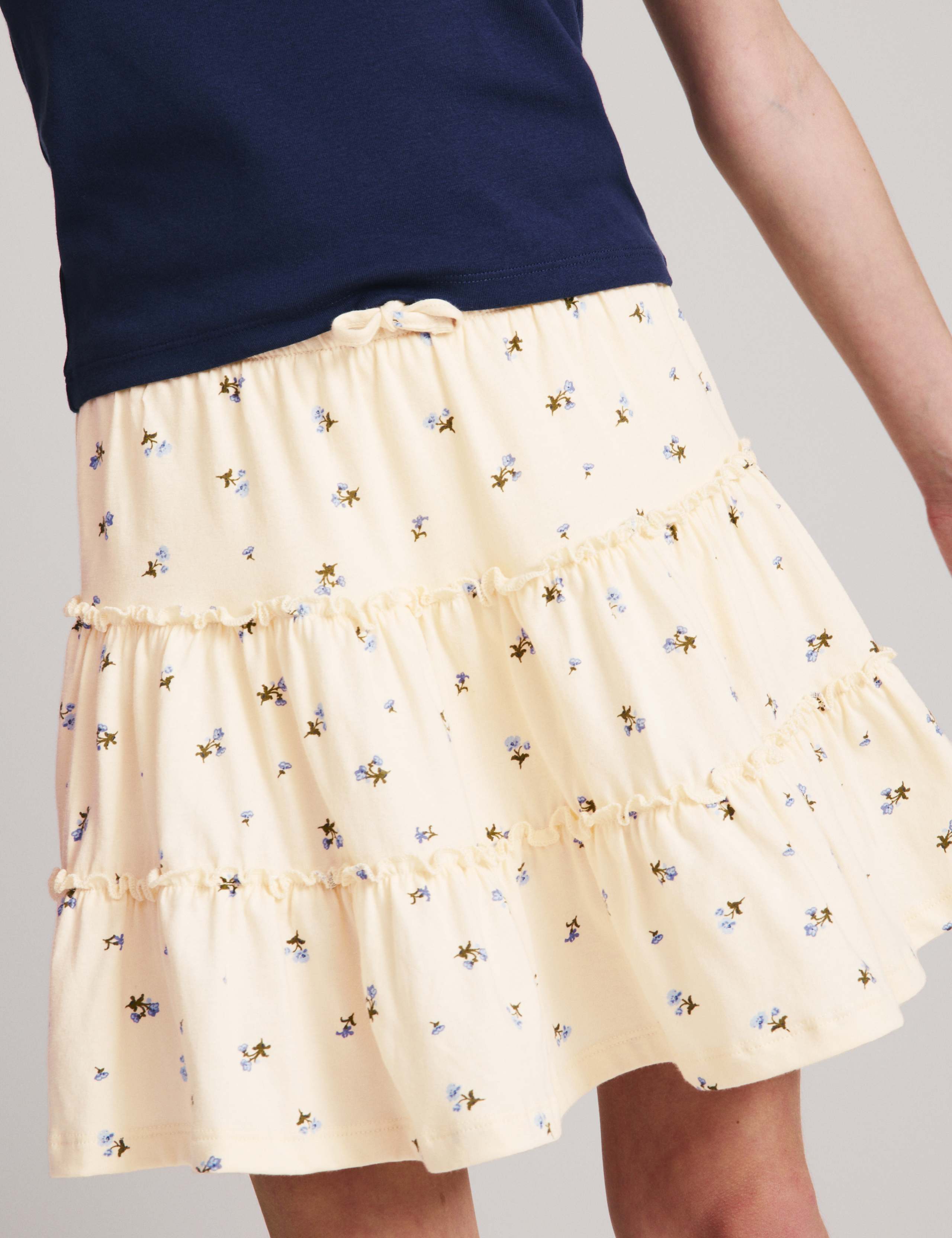 Pure Cotton Tiered Skirt (6-16 Yrs) 3 of 6