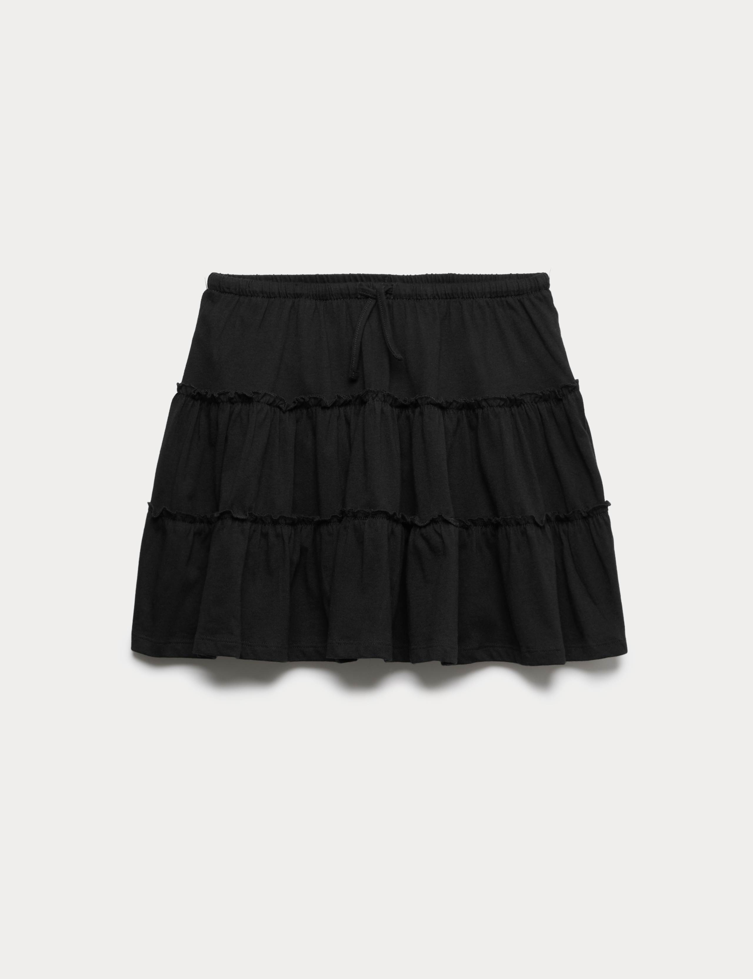 Pure Cotton Tiered Skirt (6-16 Yrs) 1 of 1