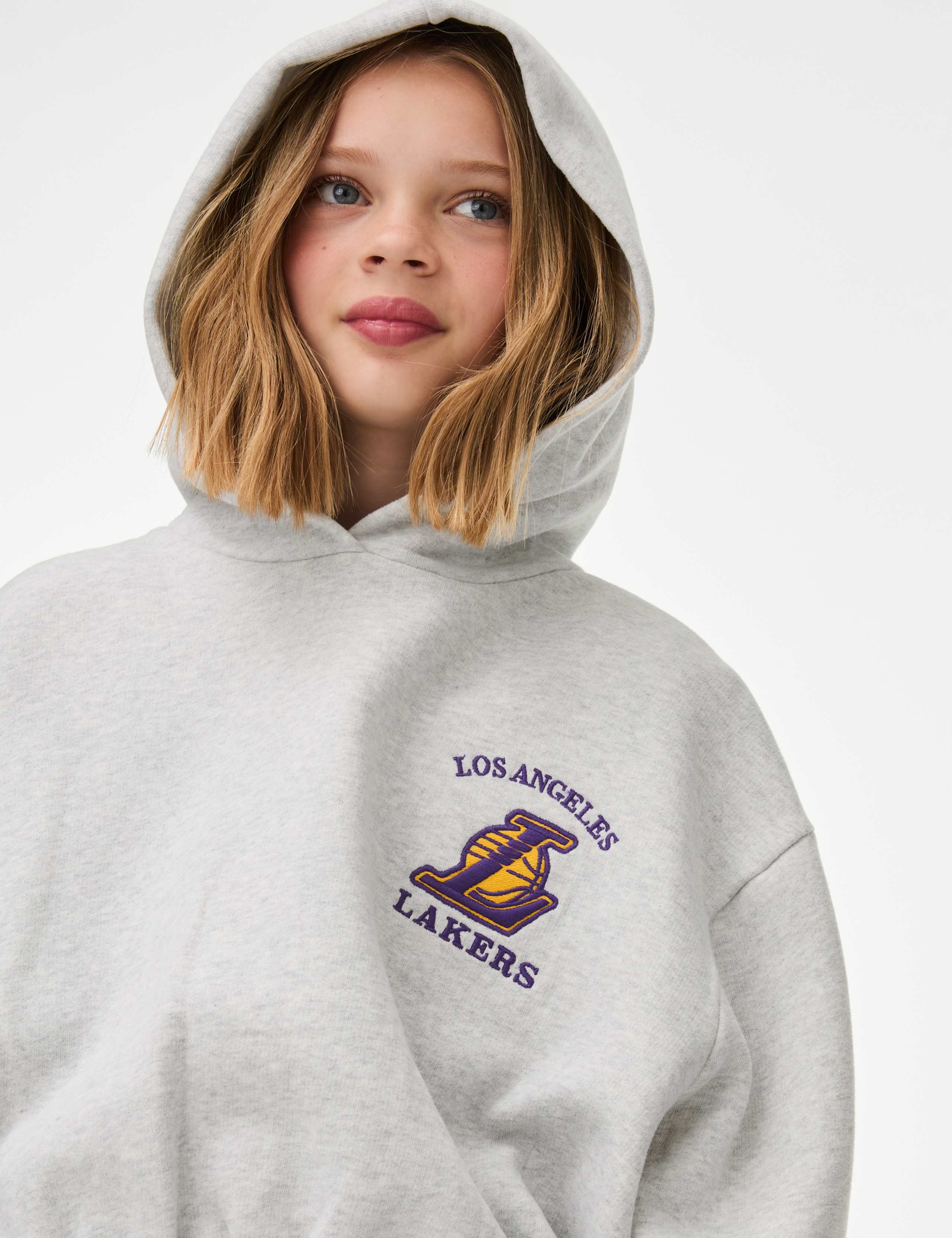 NBA LA Lakers Cropped Hoodie (6-16 Yrs) 6 of 6
