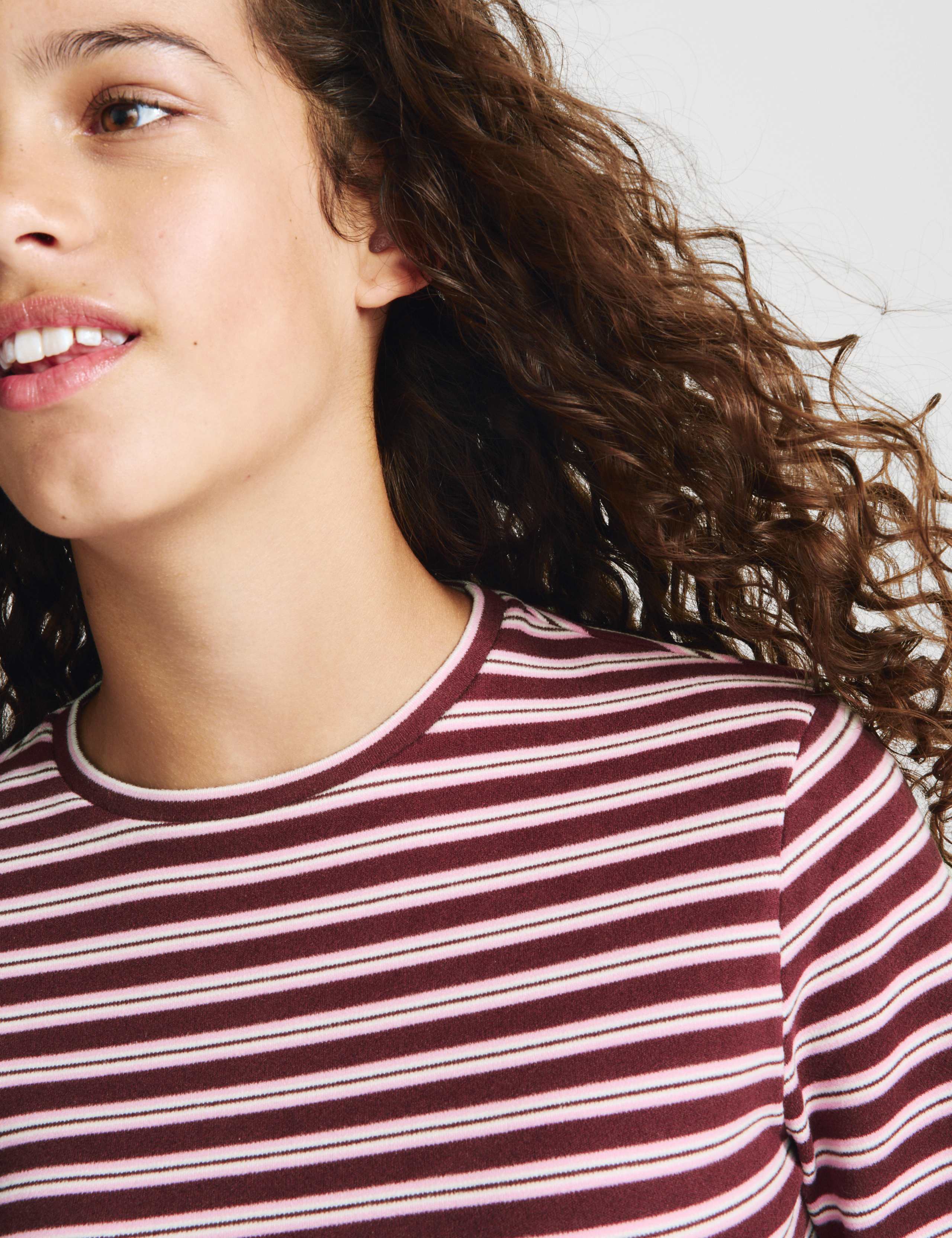 Cosy Striped Long Sleeve Top (6-16 Yrs) 3 of 6