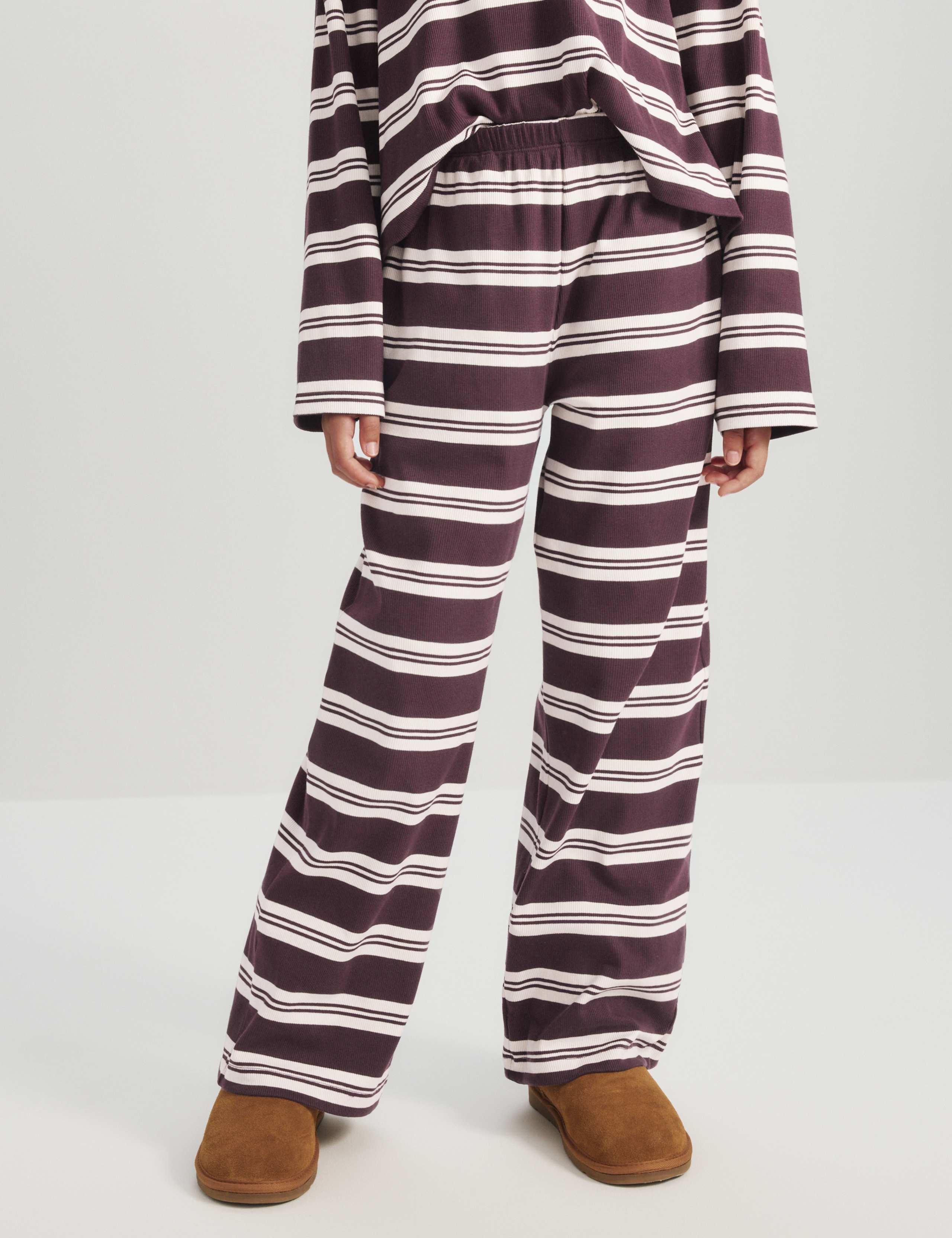 Cotton Rich Striped Rugby Top & Trousers Set (6-16 Yrs) 4 of 8