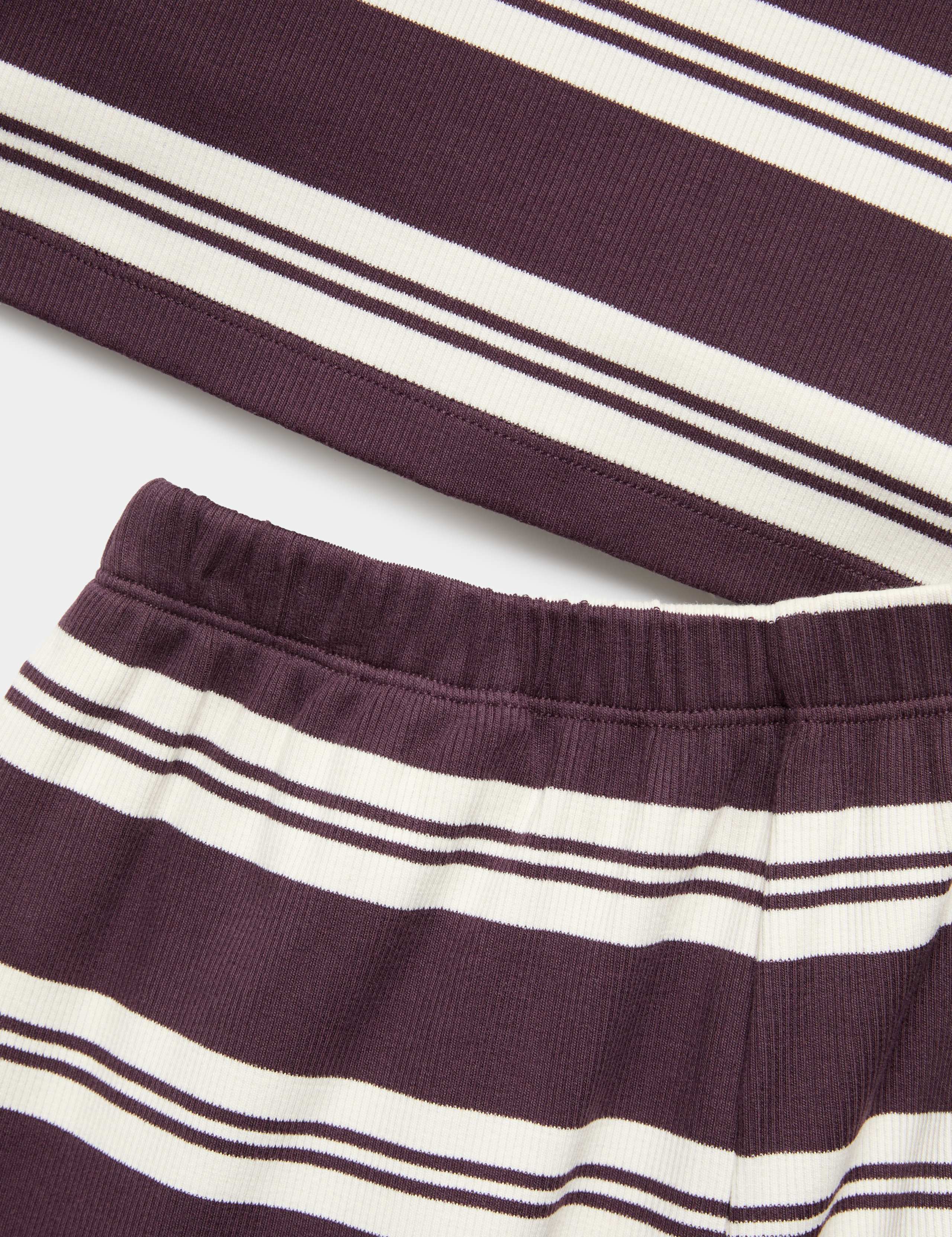Cotton Rich Striped Rugby Top & Trousers Set (6-16 Yrs) 8 of 8