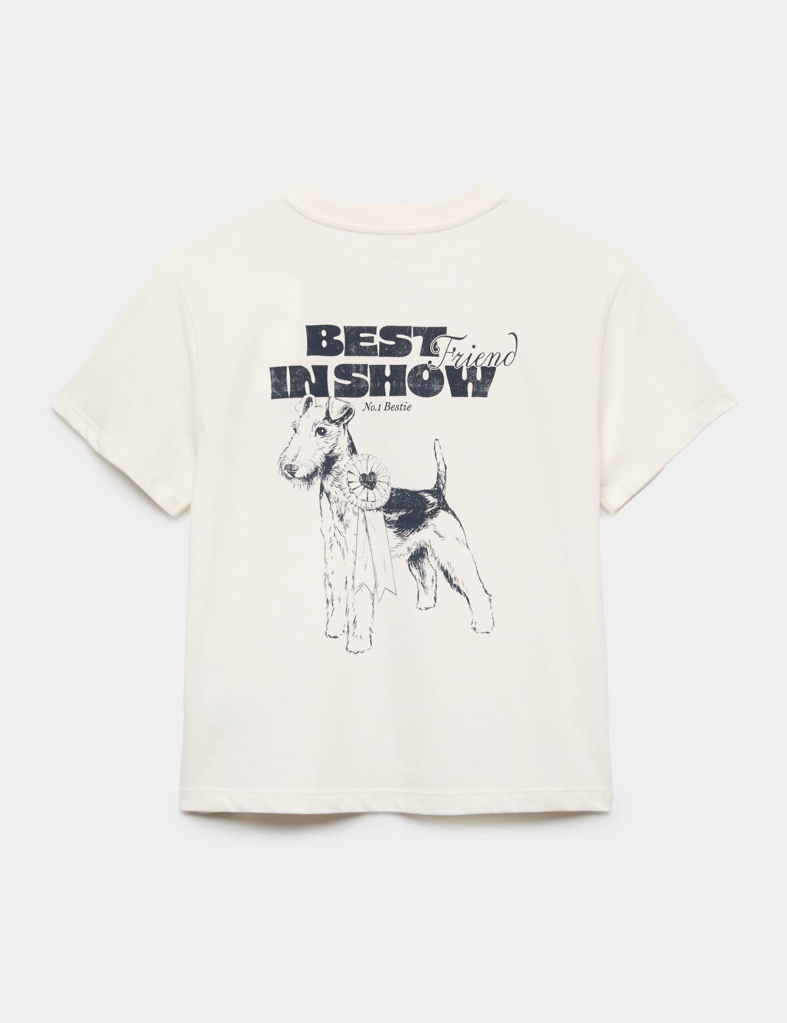 Pure Cotton Dog Show Embellished T-Shirt (6-16 Yrs) 2 of 2