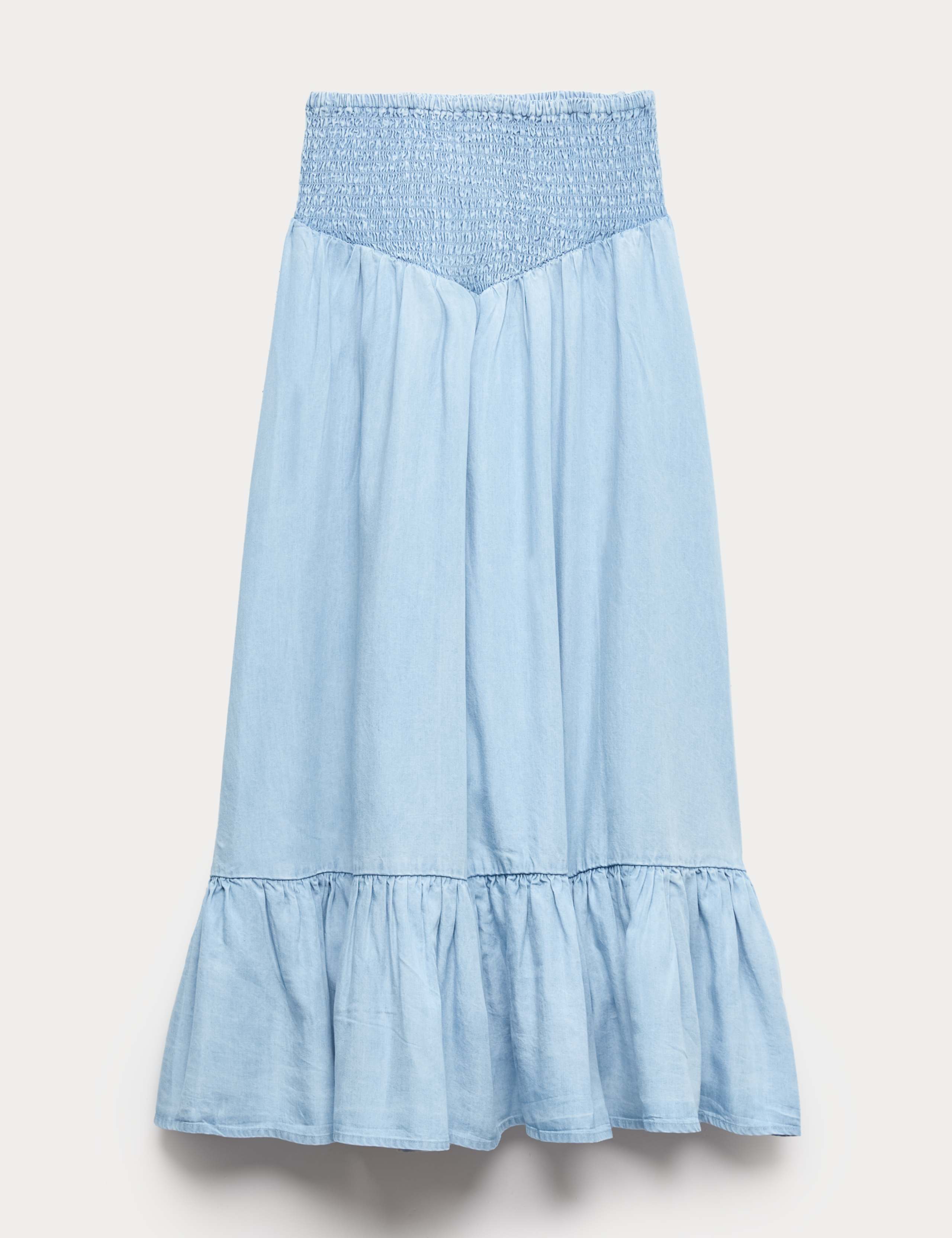 Lyocell Shirred Maxi Skirt (6-16 Yrs) 2 of 6