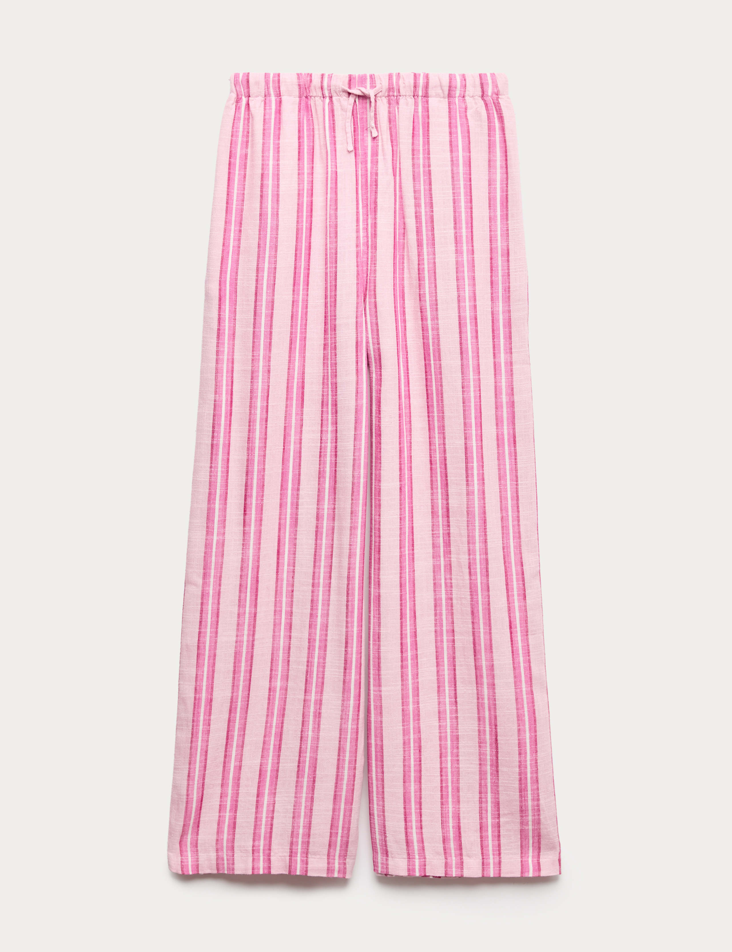 Linen Blend Striped Wide Leg Trousers (6-16 Yrs) 2 of 2