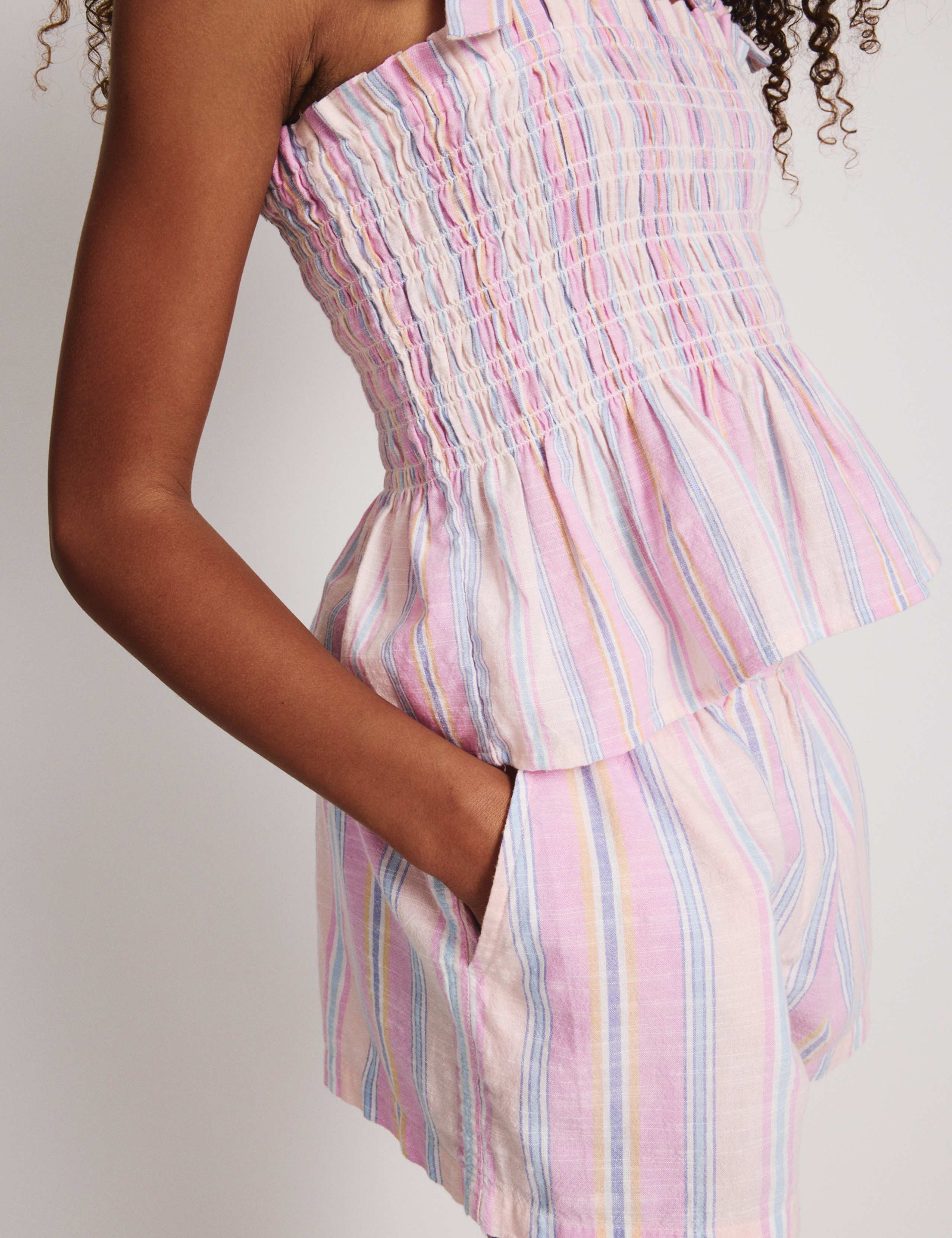 Pure Cotton Striped Shorts (6-16 Yrs) 3 of 5