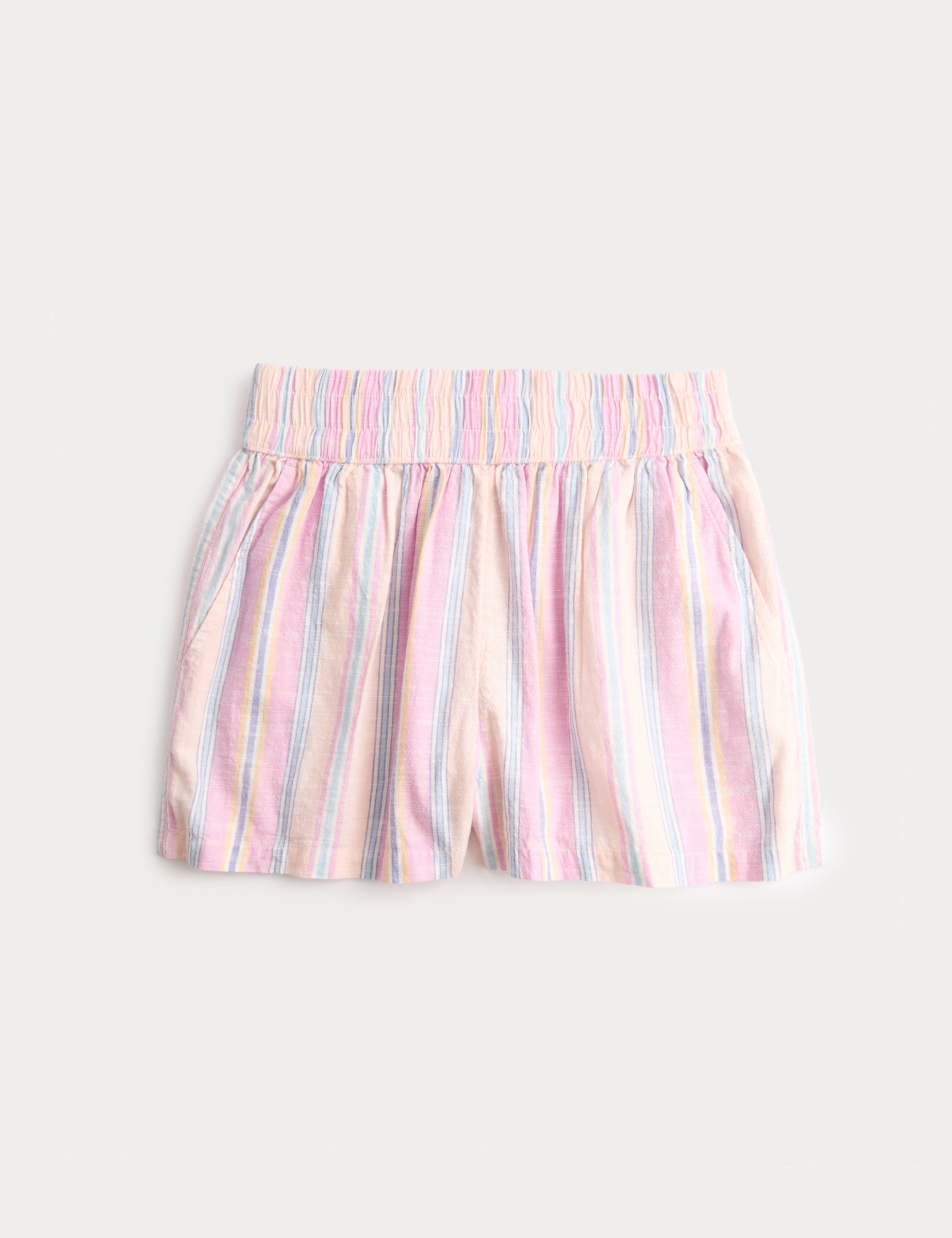 Pure Cotton Striped Shorts (6-16 Yrs) 2 of 5