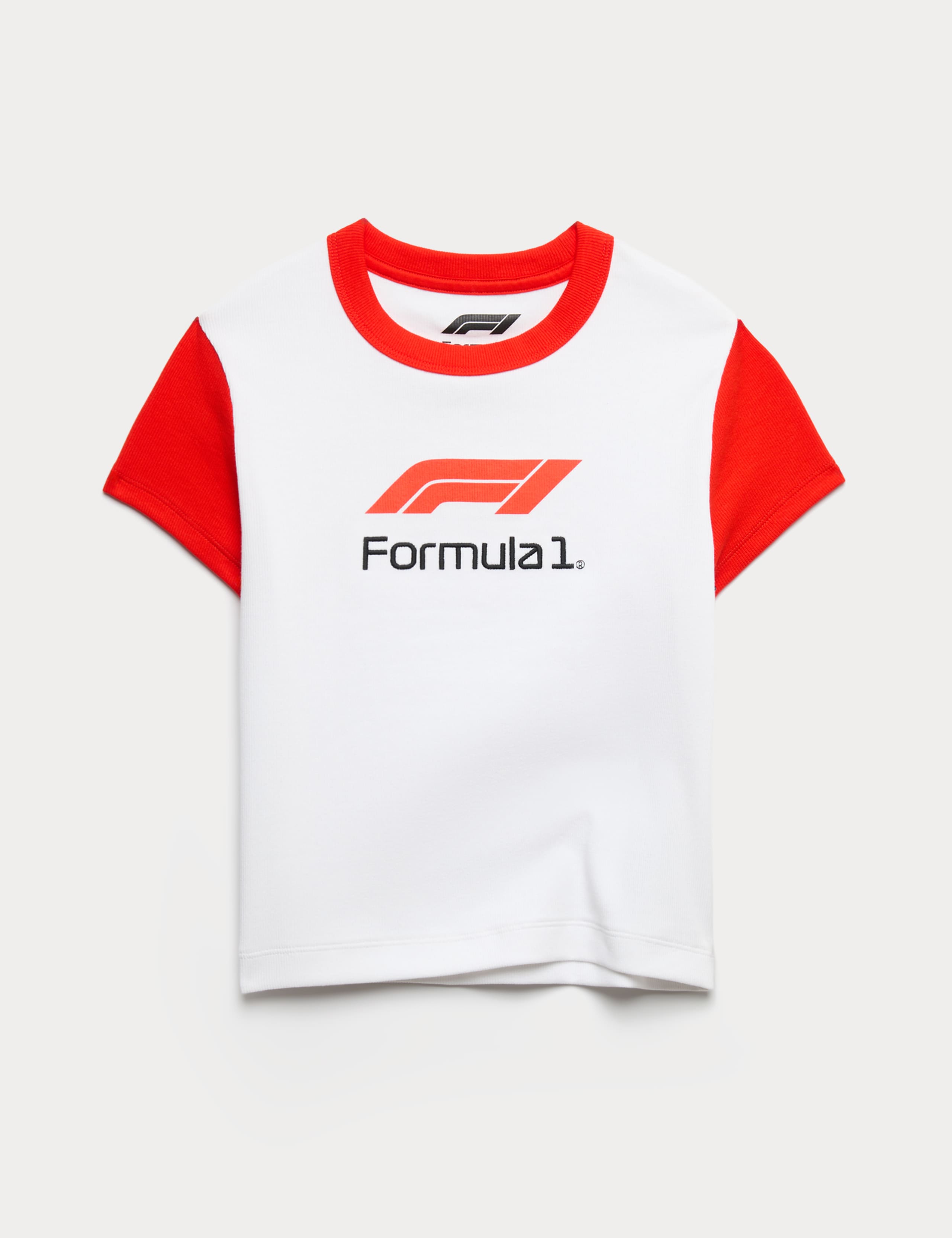 Formula 1® Fitted Crop T-Shirt (6-16 Yrs). 1 of 1