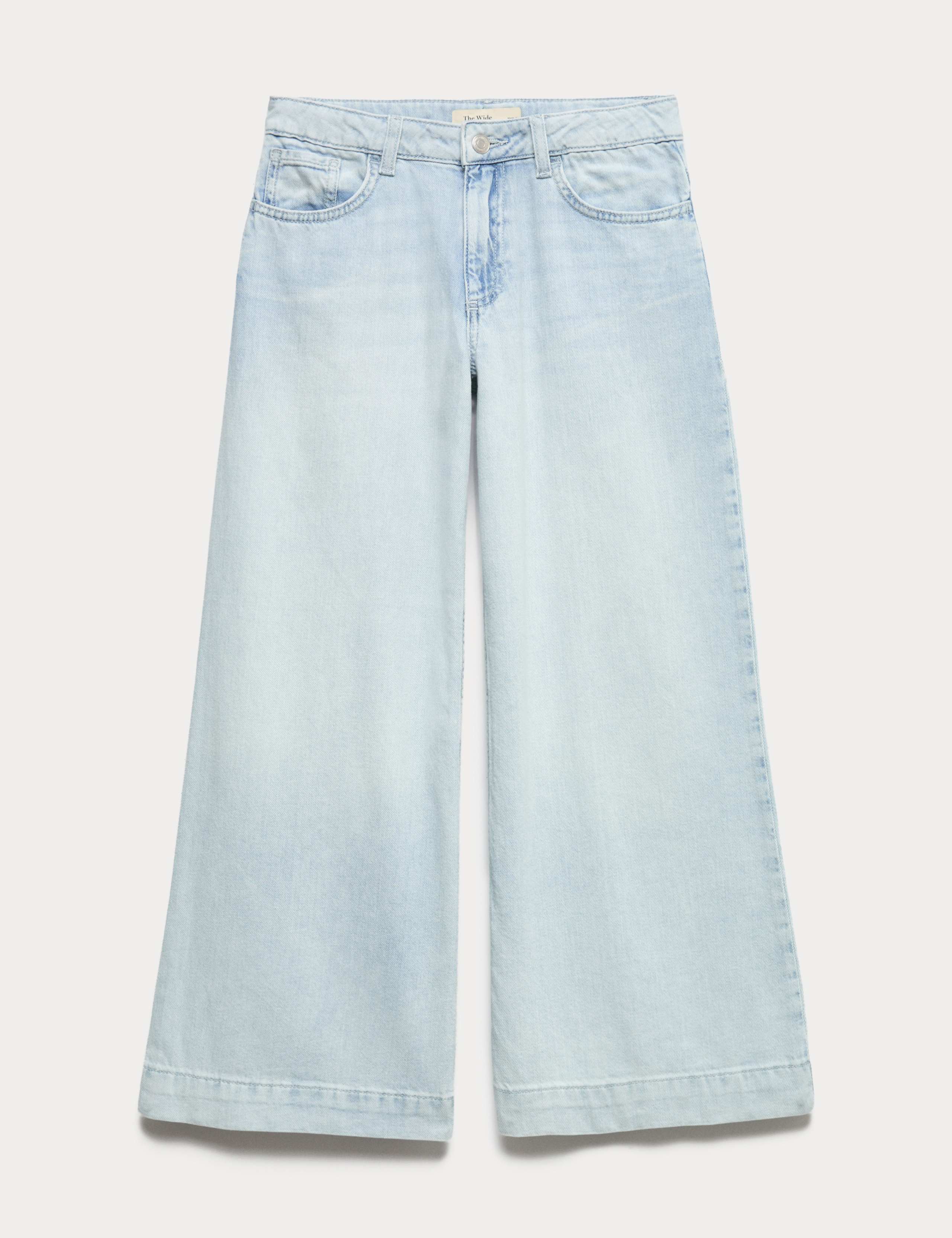 Wide Leg Denim Jeans (6-16 Yrs) 1 of 1