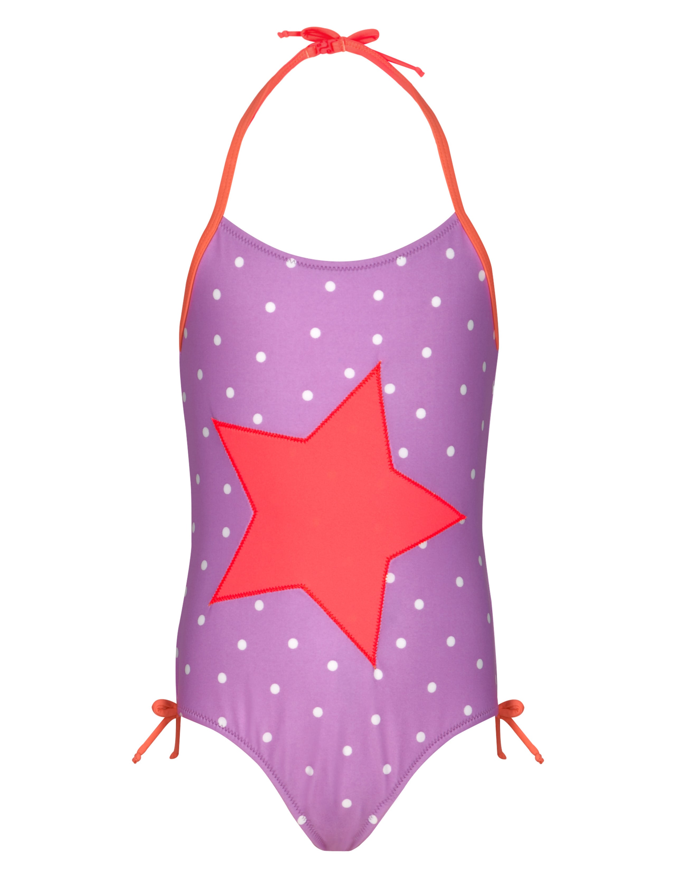 Chlorine Resistant Sequin Embellished Star & Spotted Swimsuit (5-14 Years) 3 of 3