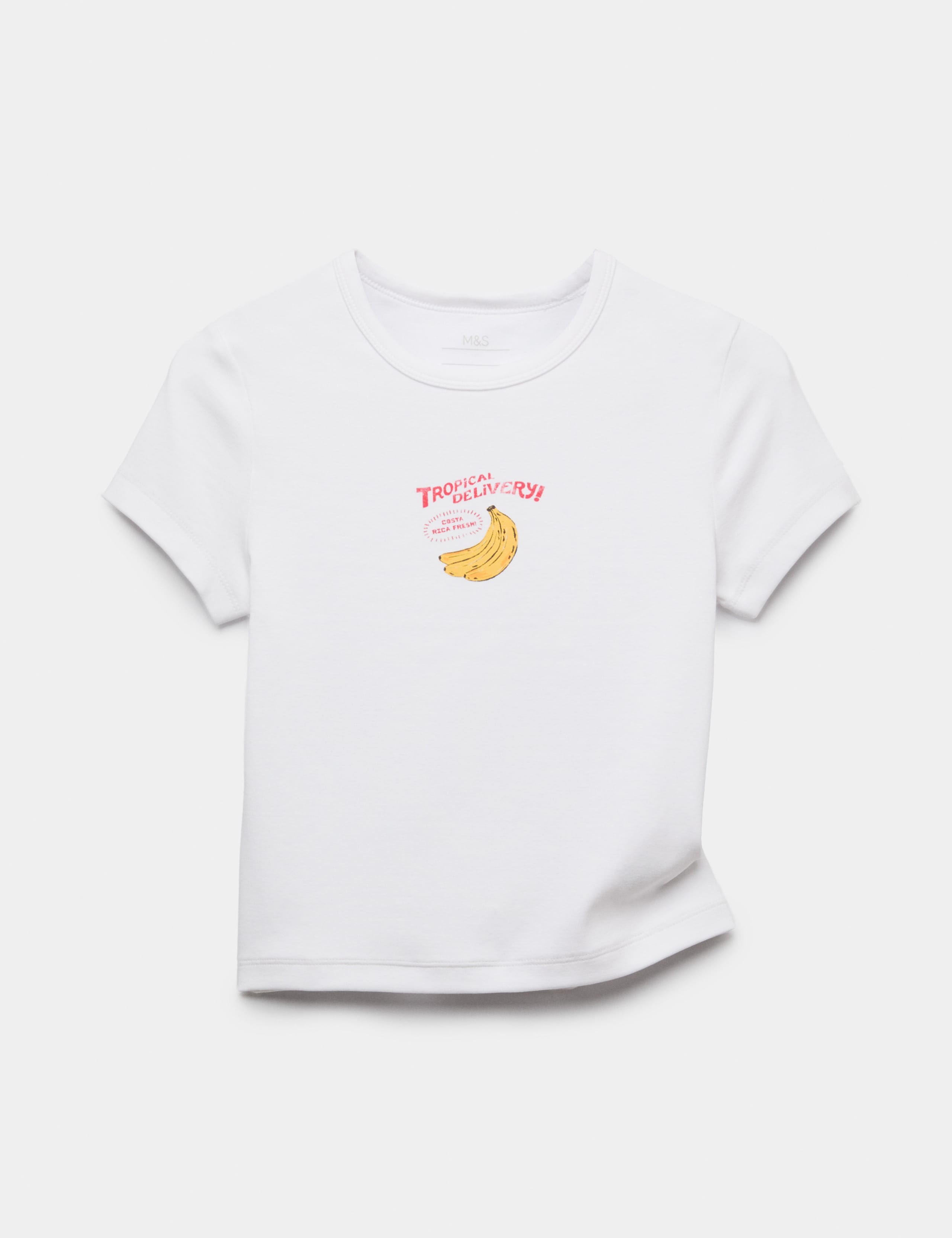 Cotton Rich Banana Baby T-Shirt (6-16 Yrs) 1 of 1