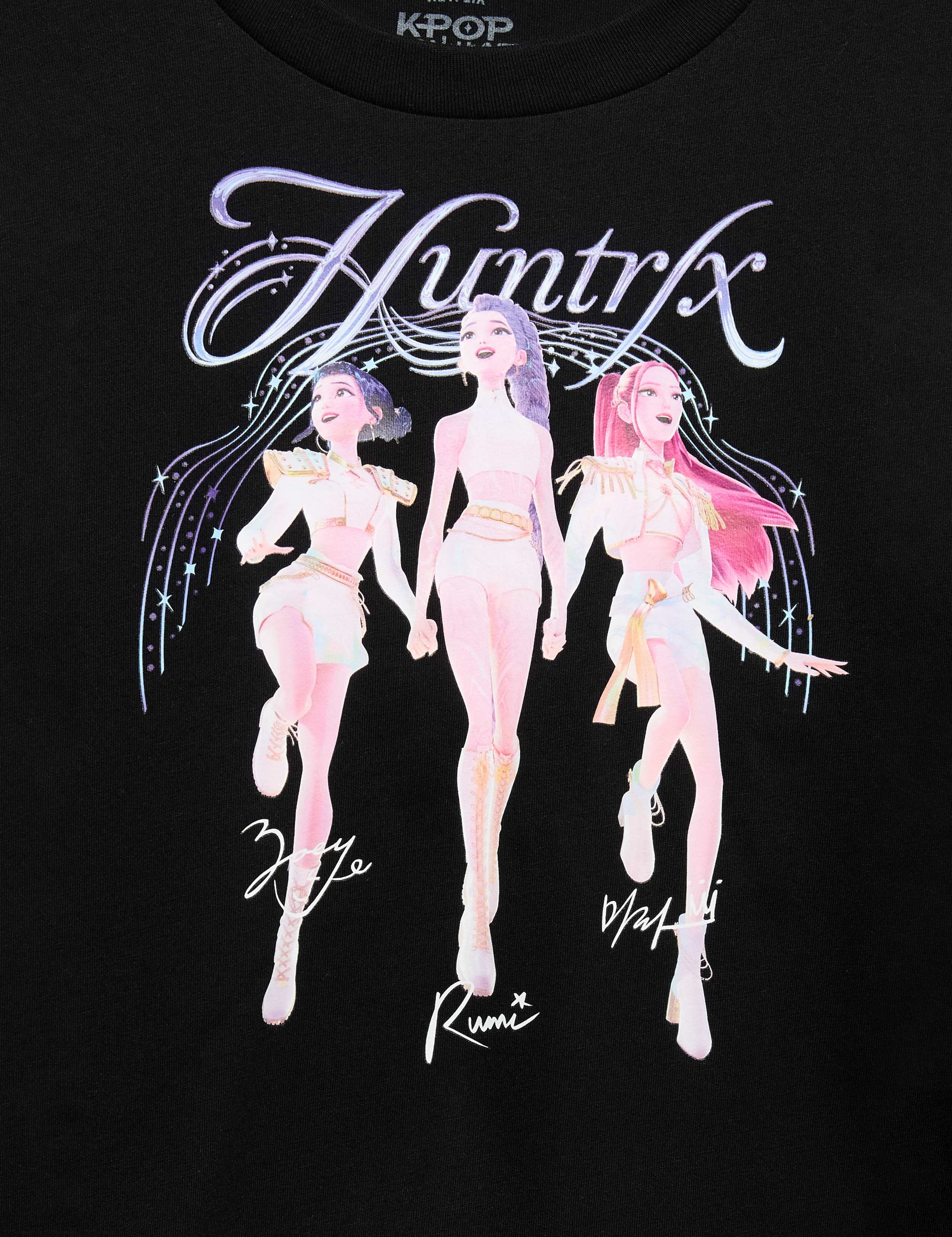 Pure Cotton K-Pop Demon Hunters Graphic T-Shirt (6-16 Yrs) 2 of 2