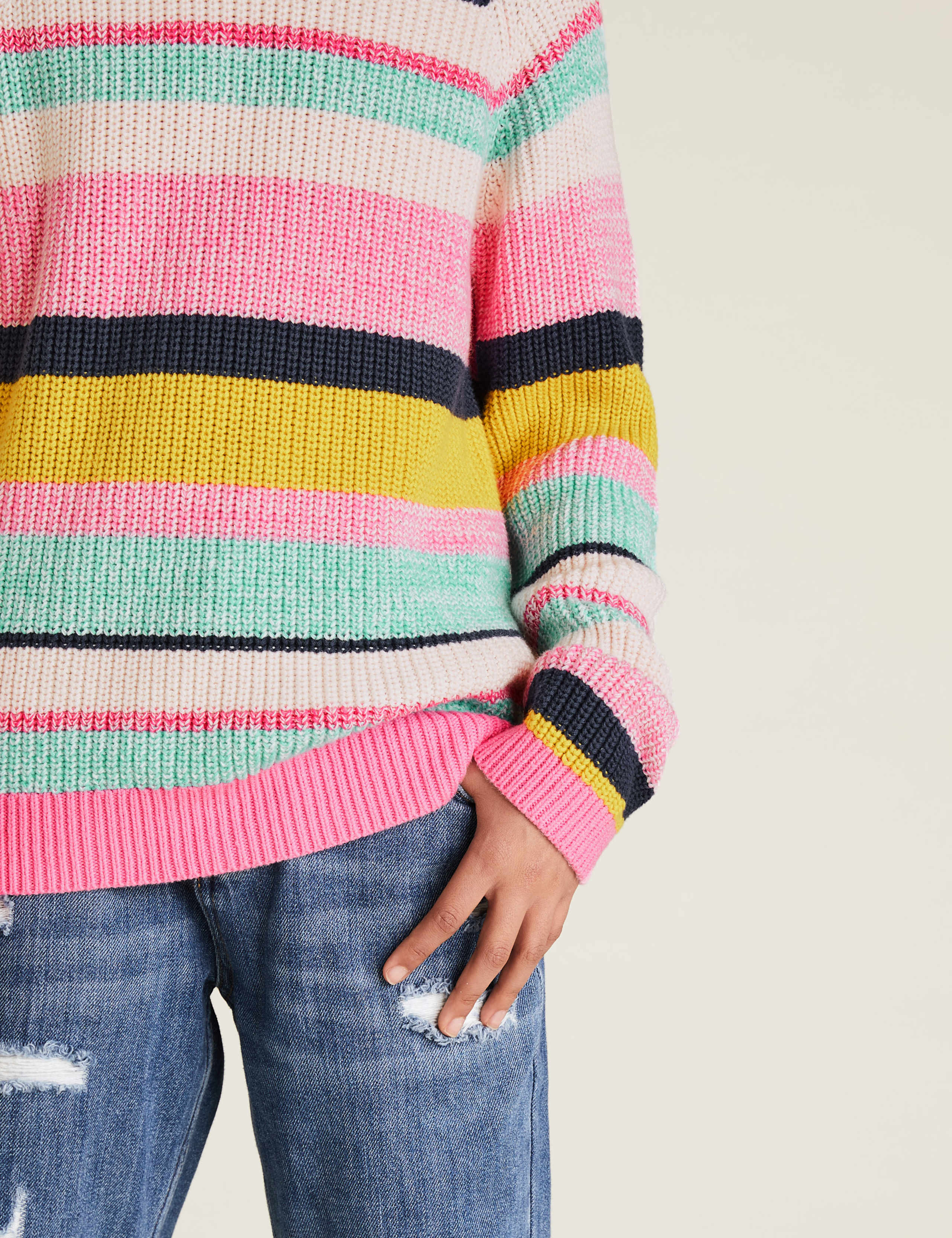 Striped Knitted Jumper 3 of 4