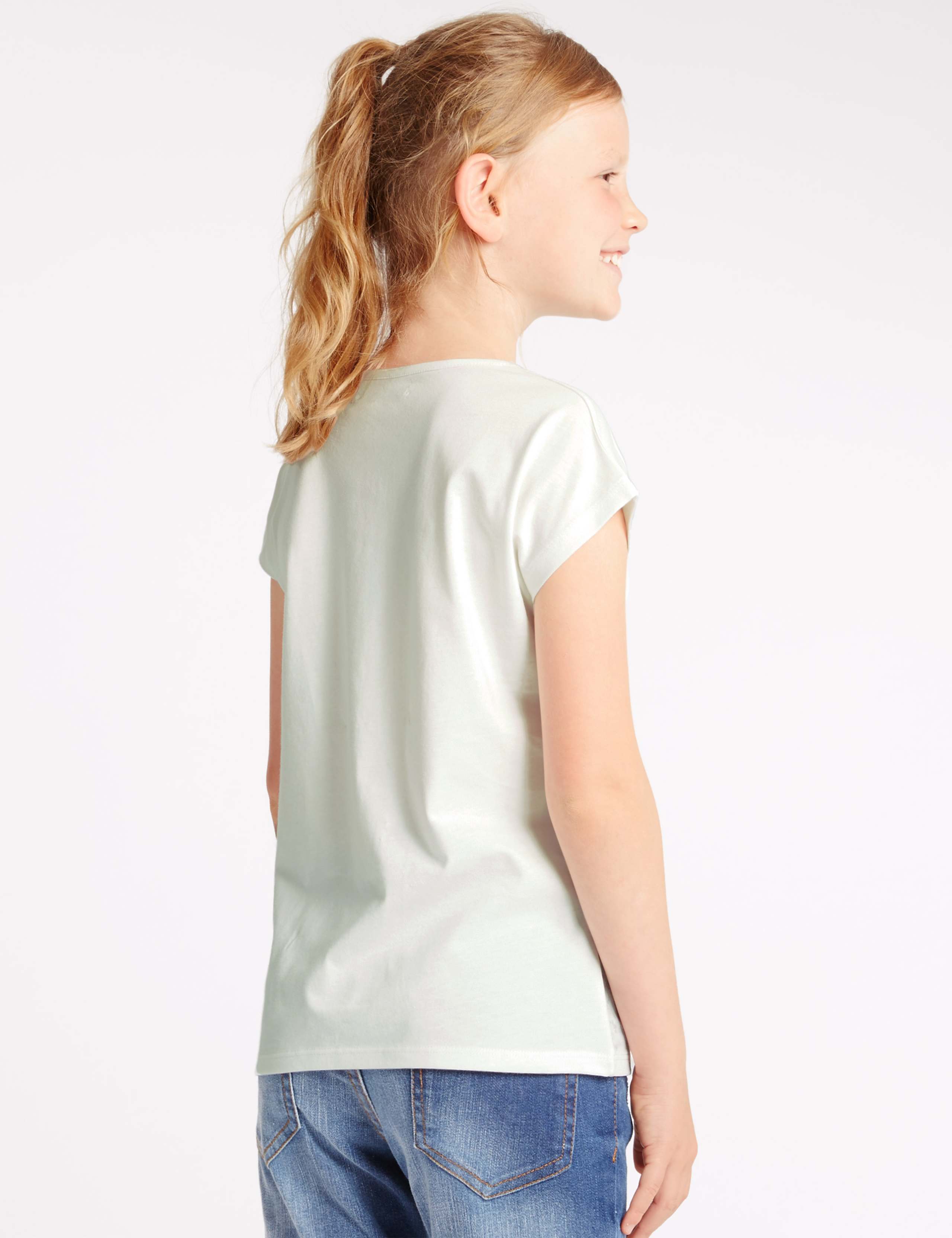 Augmented Reality Short Sleeve Penguin Print Top (5-14 Years) 3 of 5