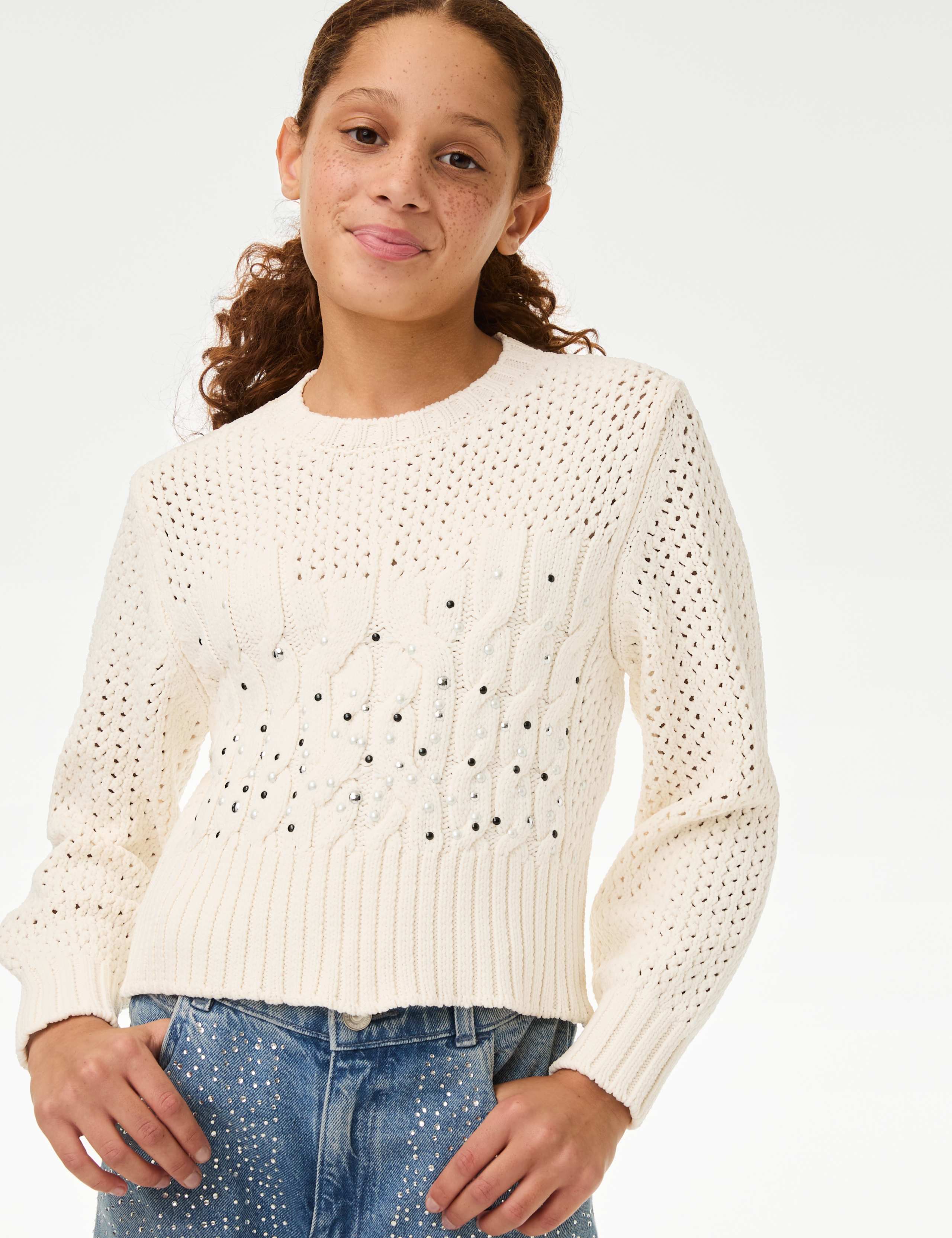 Embellished Knitted Jumper (6-16 Yrs) 3 of 5
