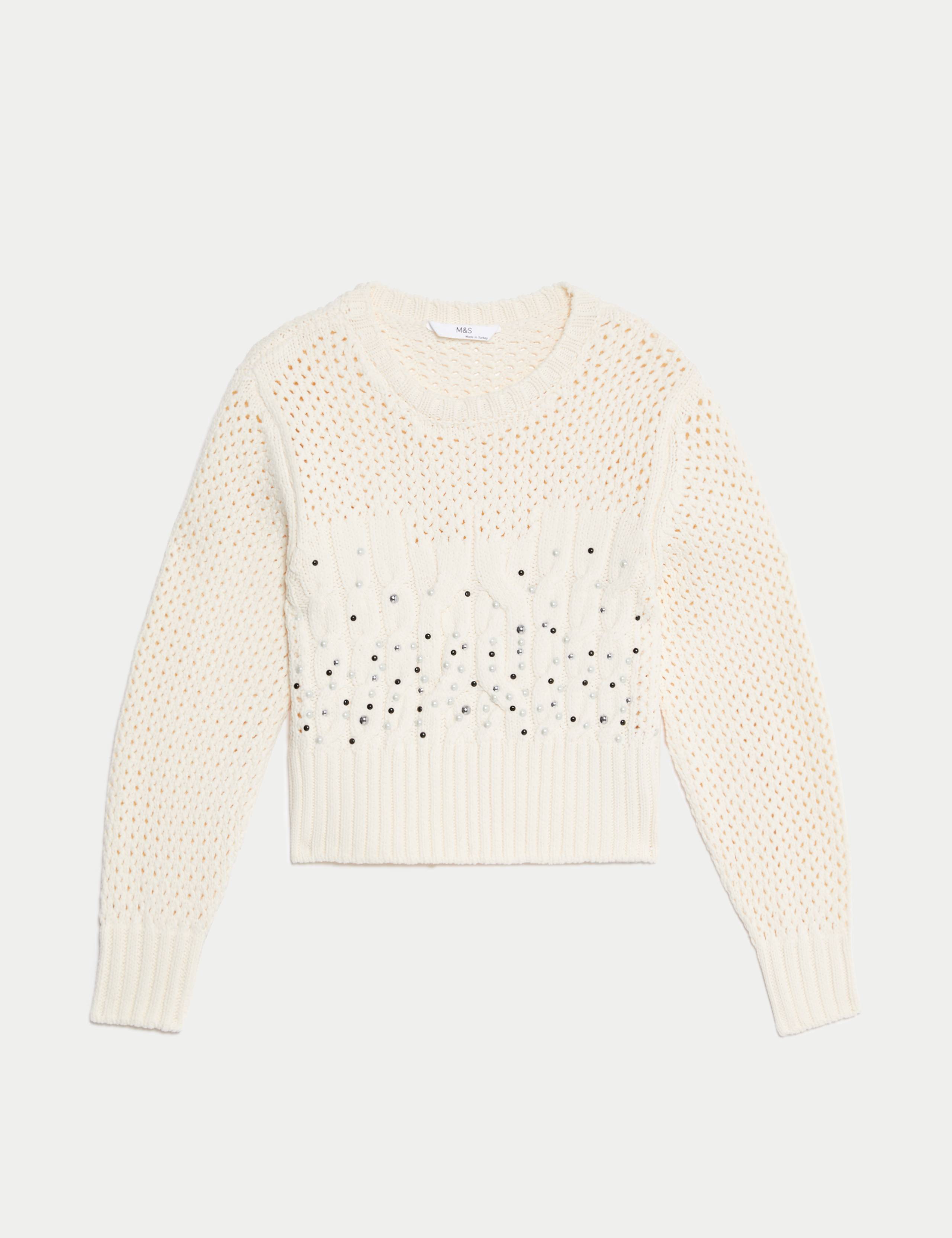 Embellished Knitted Jumper (6-16 Yrs) 2 of 5