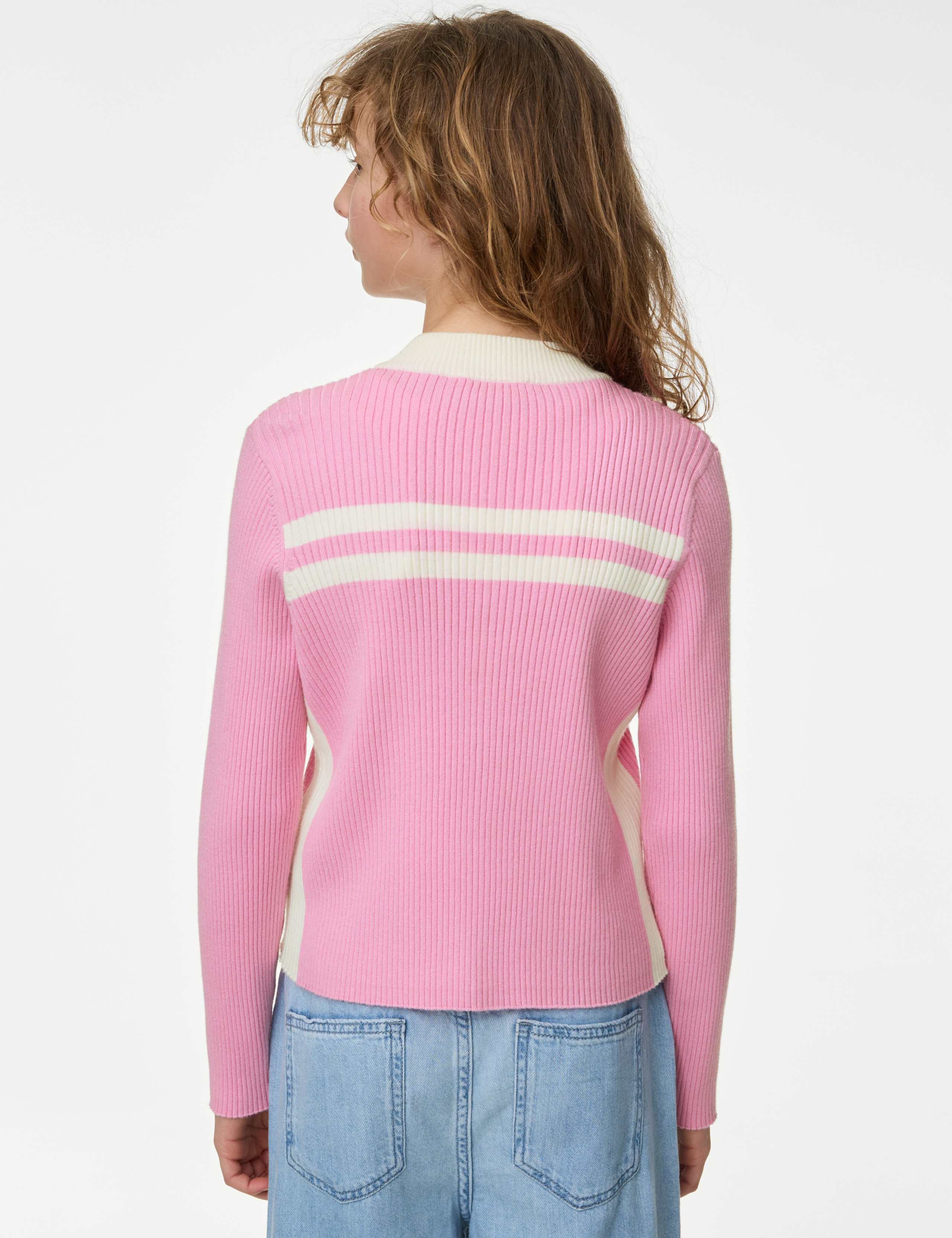 Knitted Zip Jumper (6-16 Yrs) 4 of 5