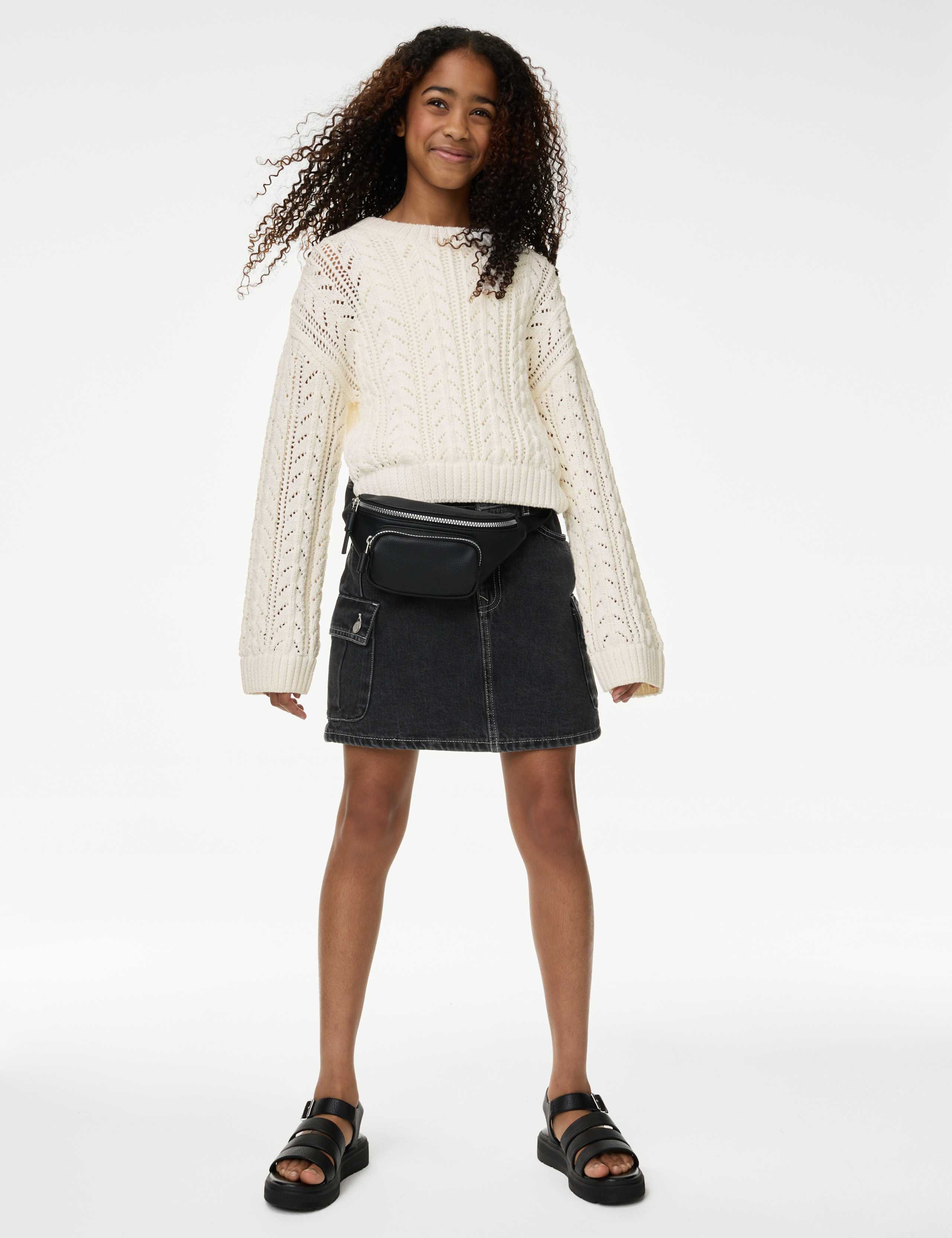 Cotton Rich Sparkly Jumper (2-16 Yrs) 3 of 5