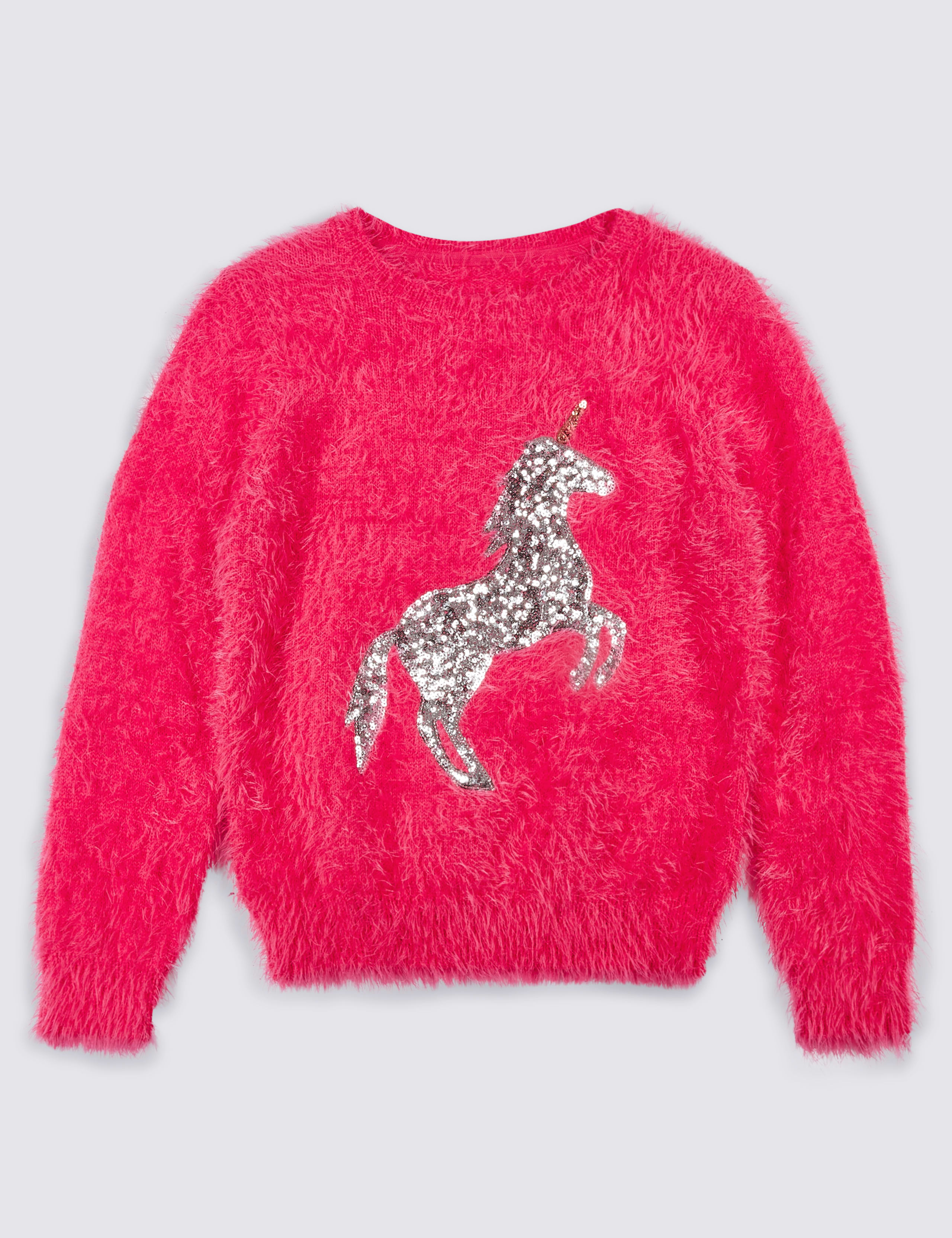 Sequins Eyelash Jumper (3-14 Years) 2 of 5
