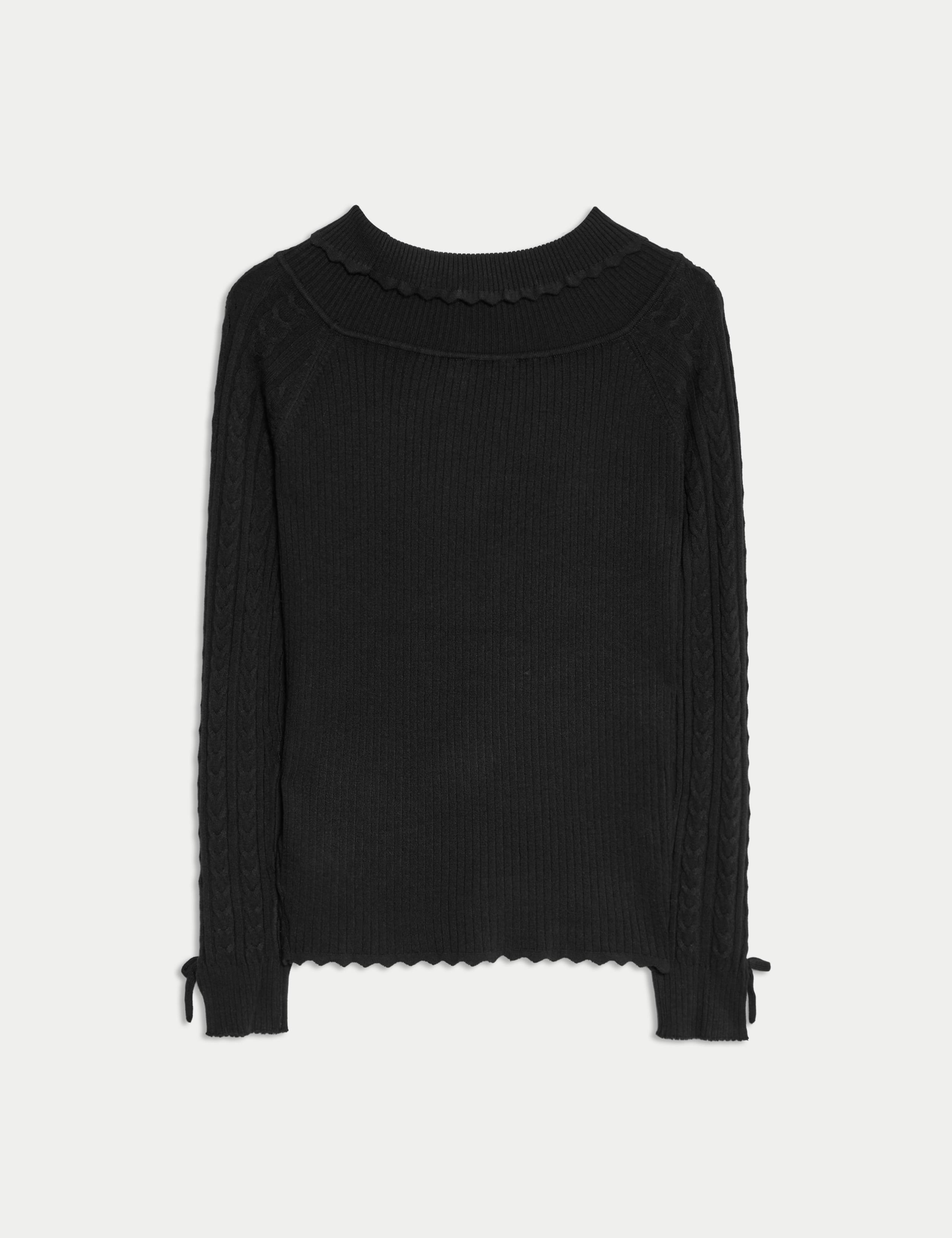 Knitted Bardot Top (6-16 Yrs) 2 of 2