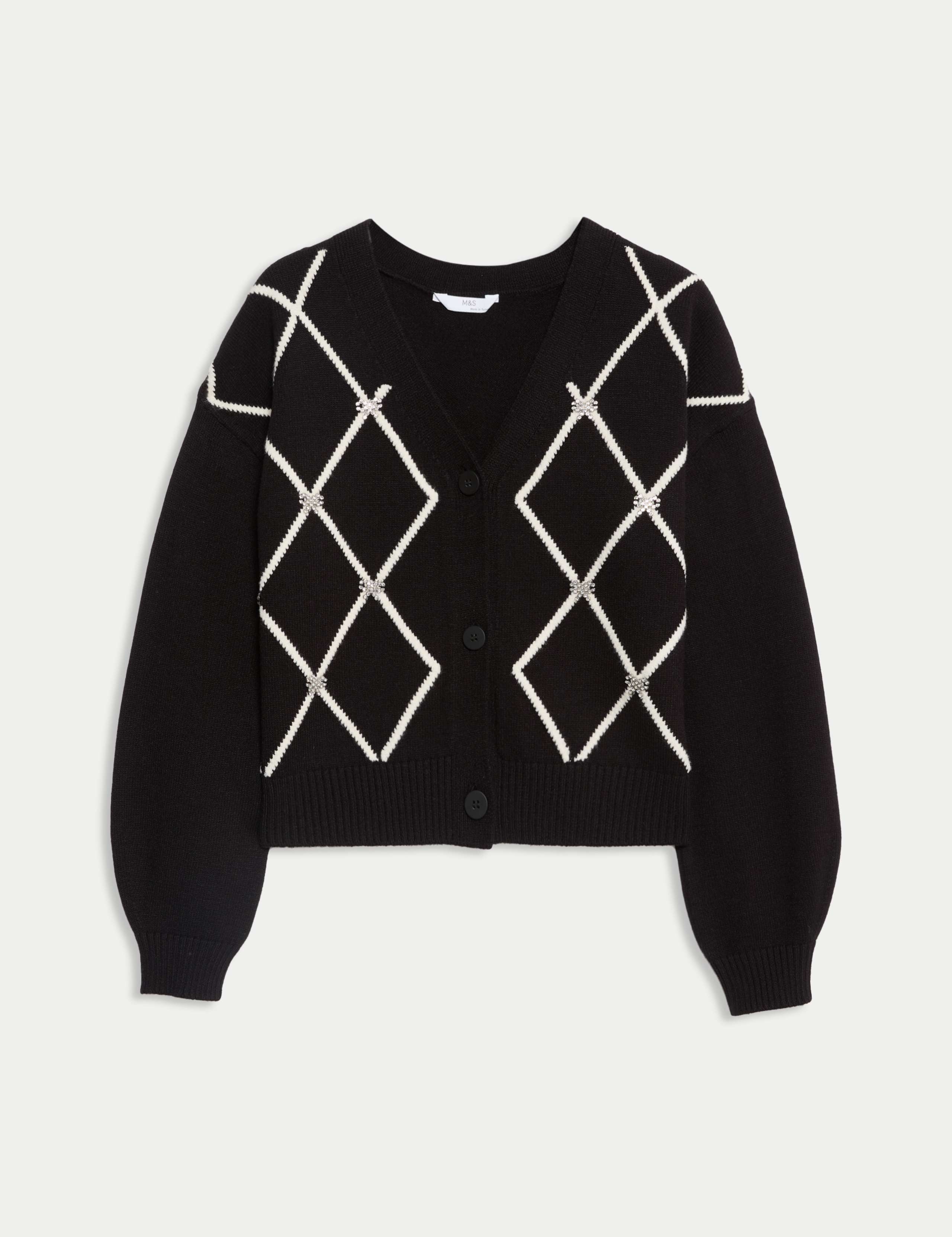 Diamante Bow Cardigan (6-16 Yrs) 2 of 3
