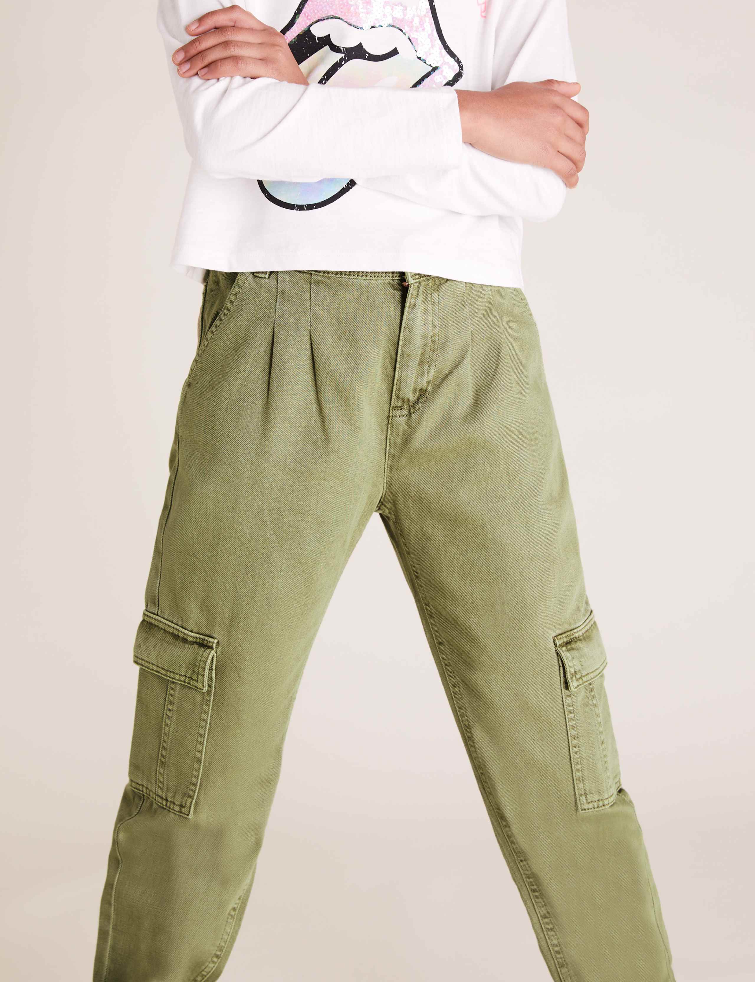 Cotton Cargo Trousers (6-14 Yrs) 5 of 5