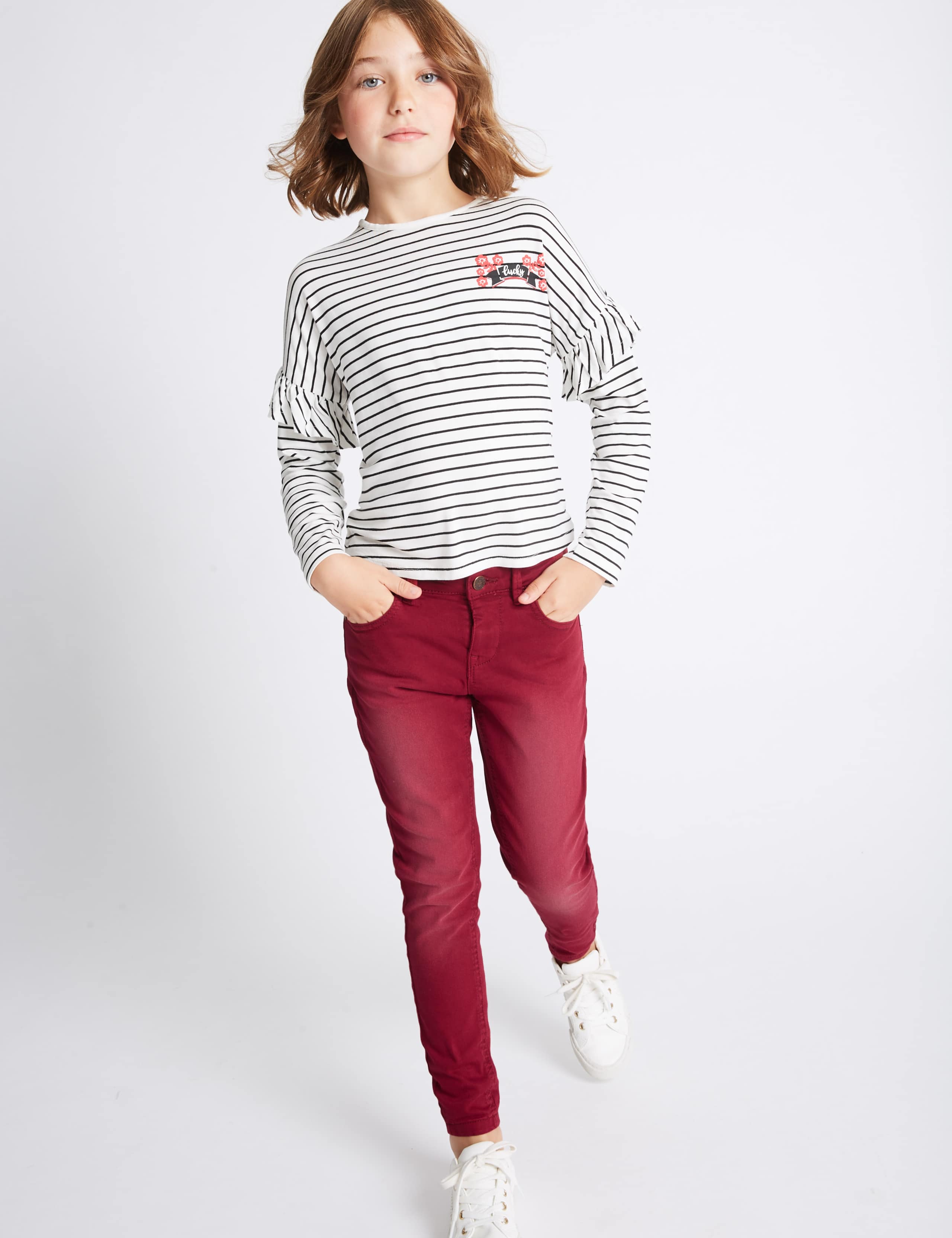Cotton Rich Jeans (3-14 Years) 1 of 6