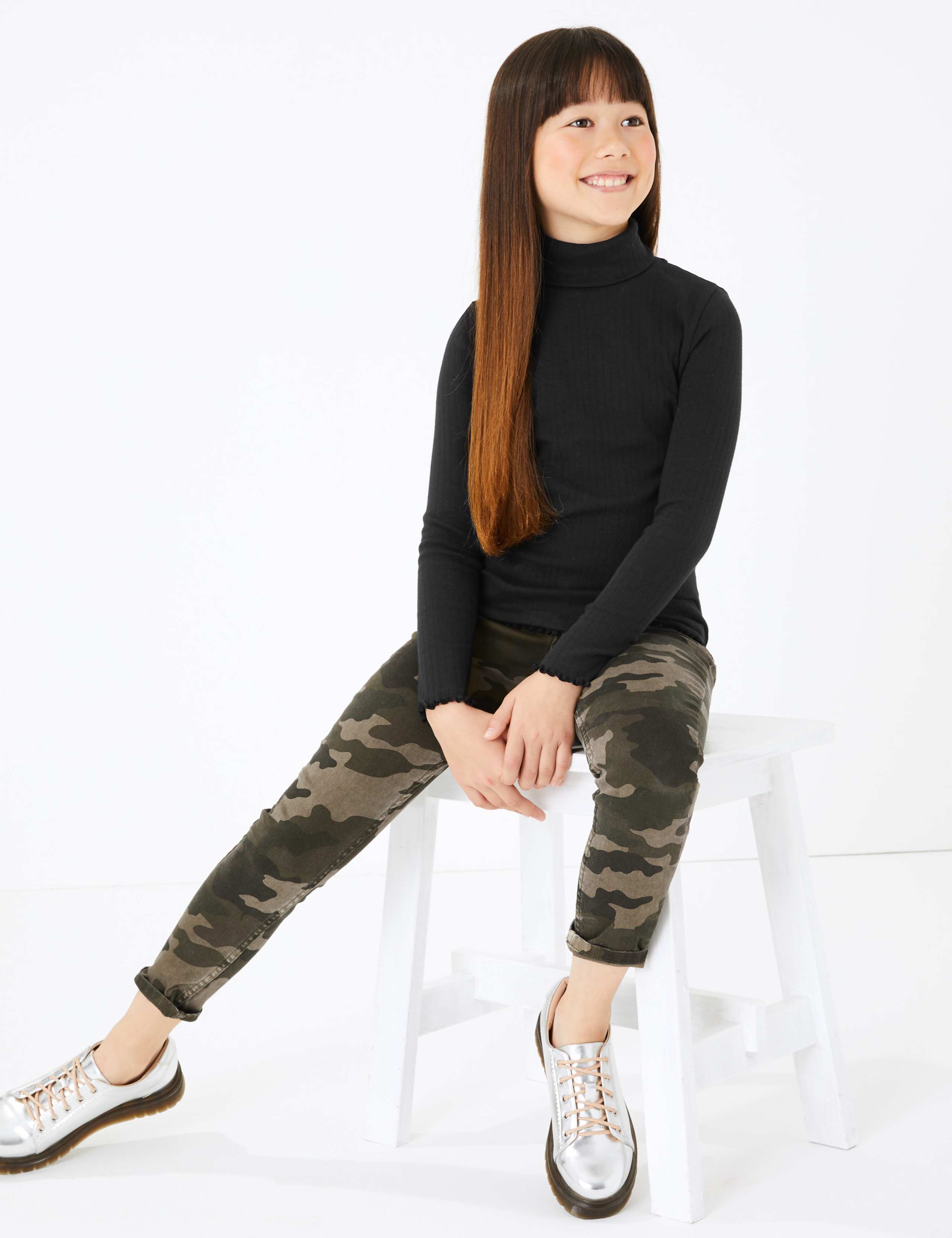 Camouflage Print Jeans (3-16 Years) 6 of 6