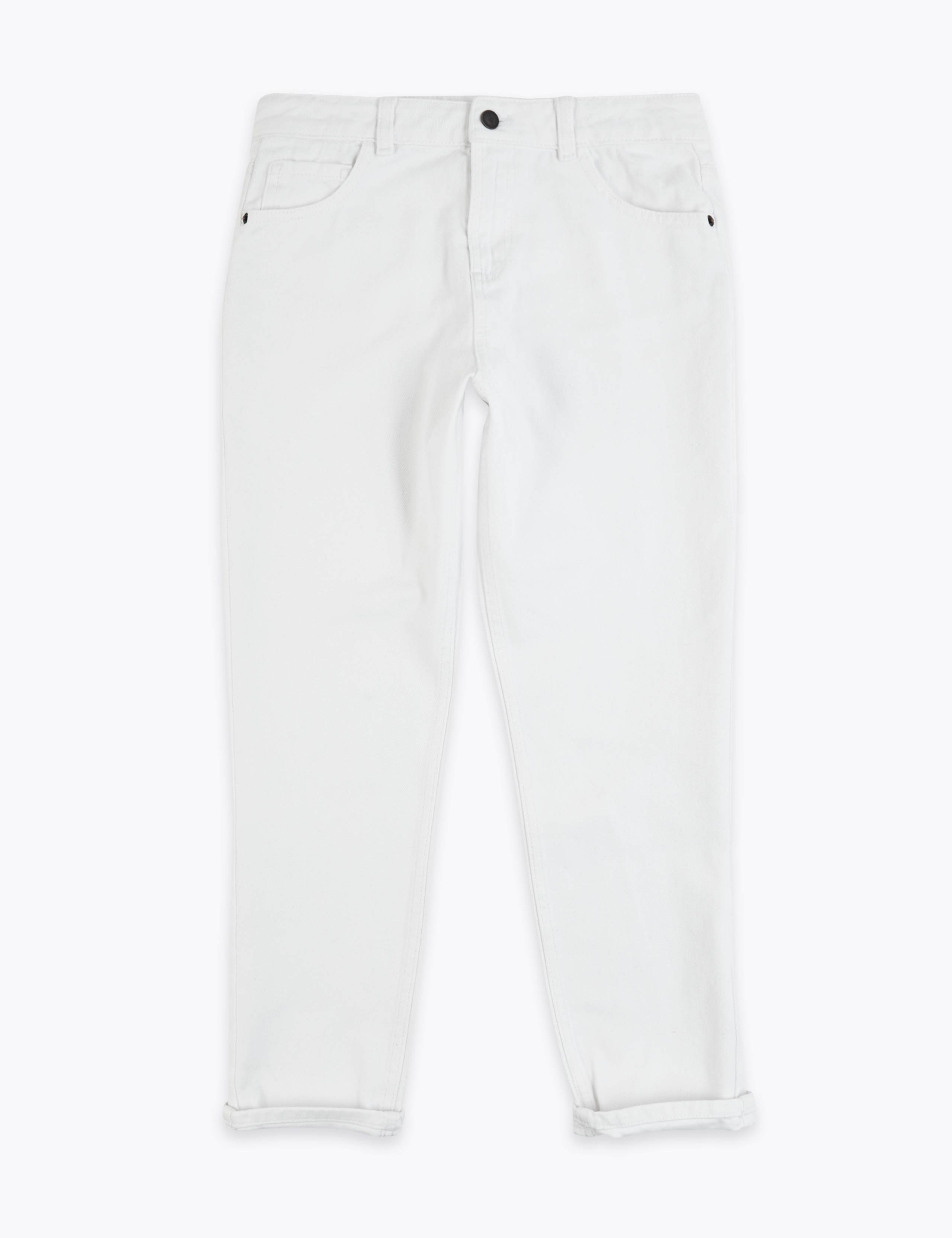 Pure Cotton Mom Jeans (6-16 Yrs) 2 of 5