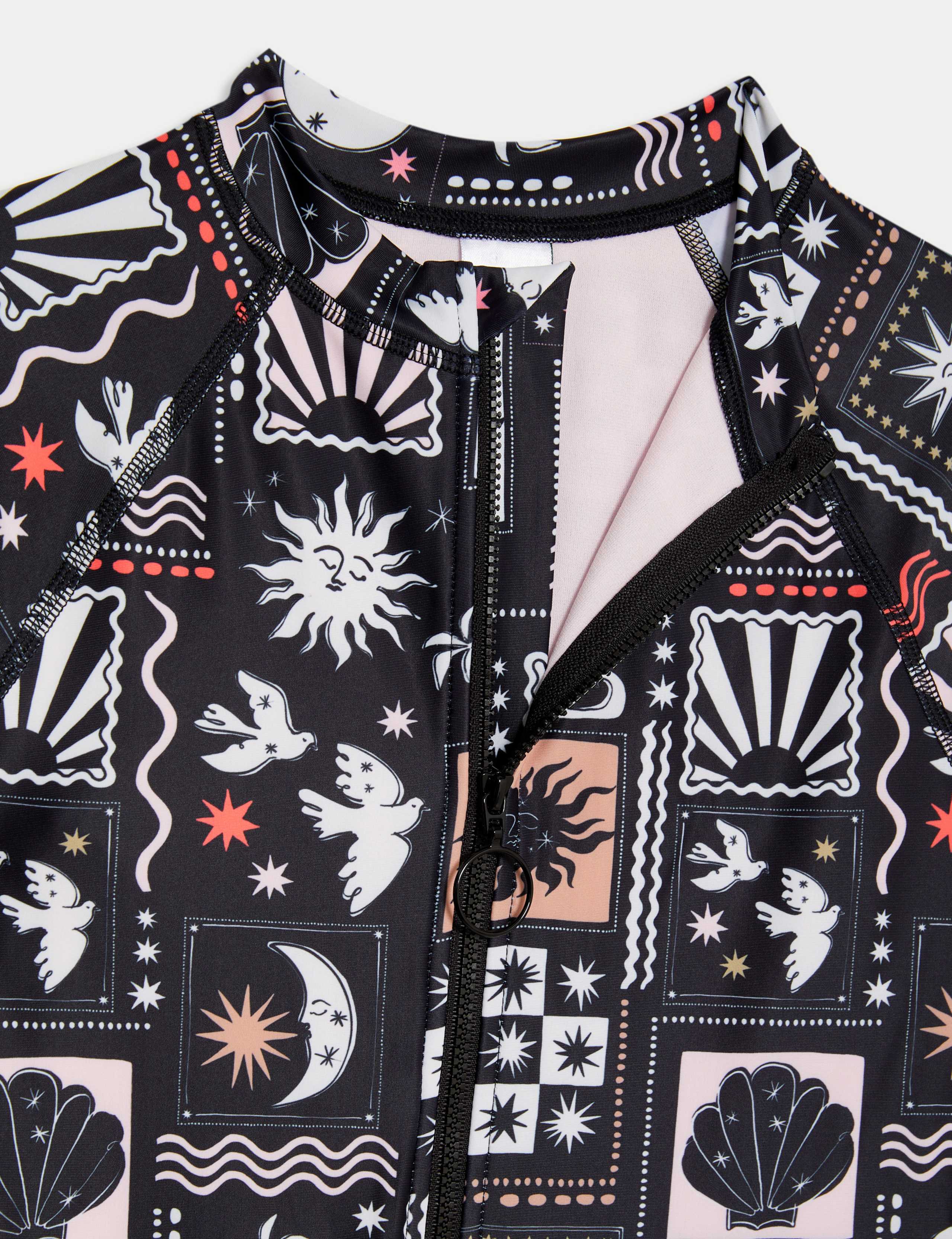 Printed Long Sleeve Swimsuit (6-16 Yrs) 3 of 3