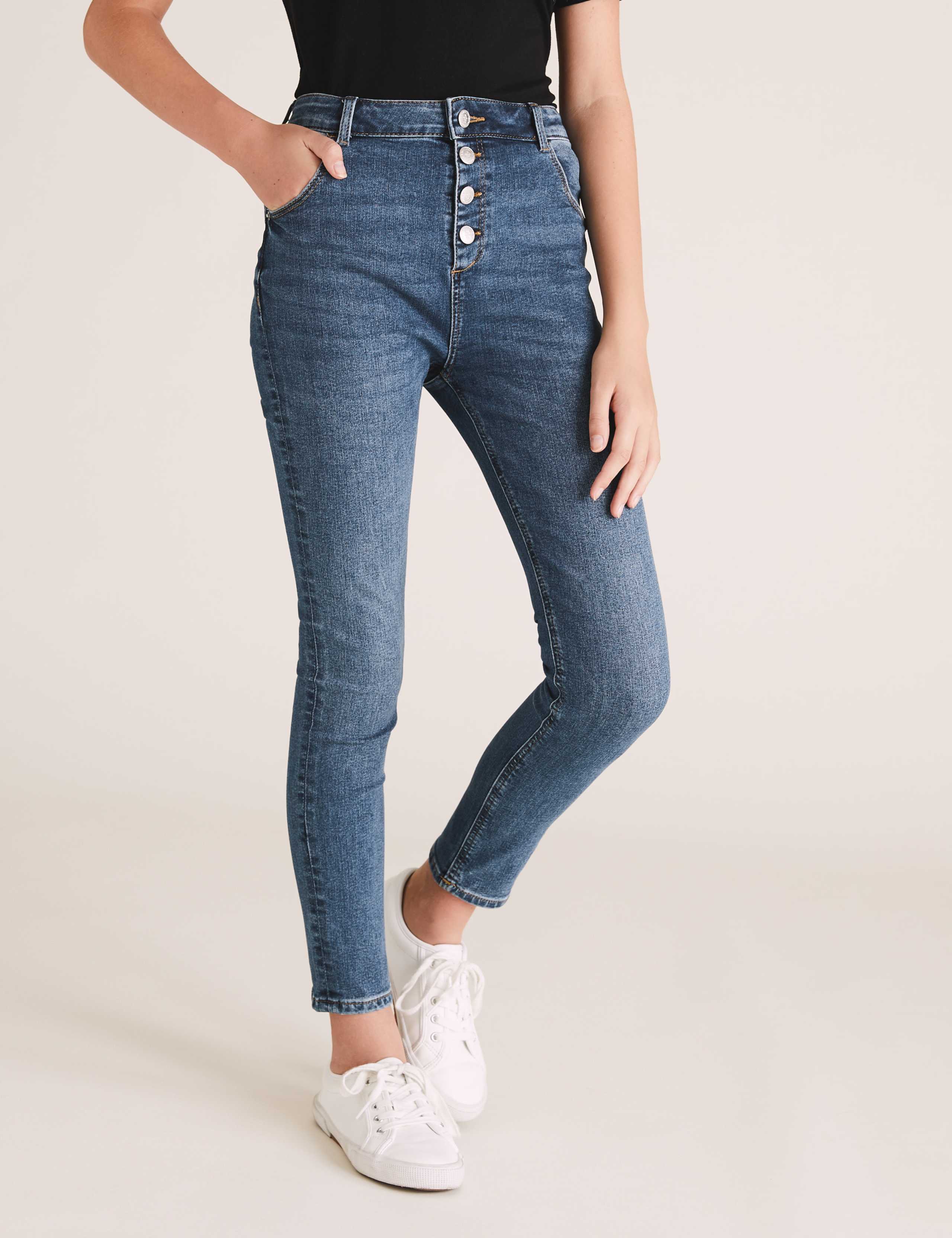 Mini Ivy Skinny Denim 4 Button Jeans (6-16 Yrs) 4 of 5