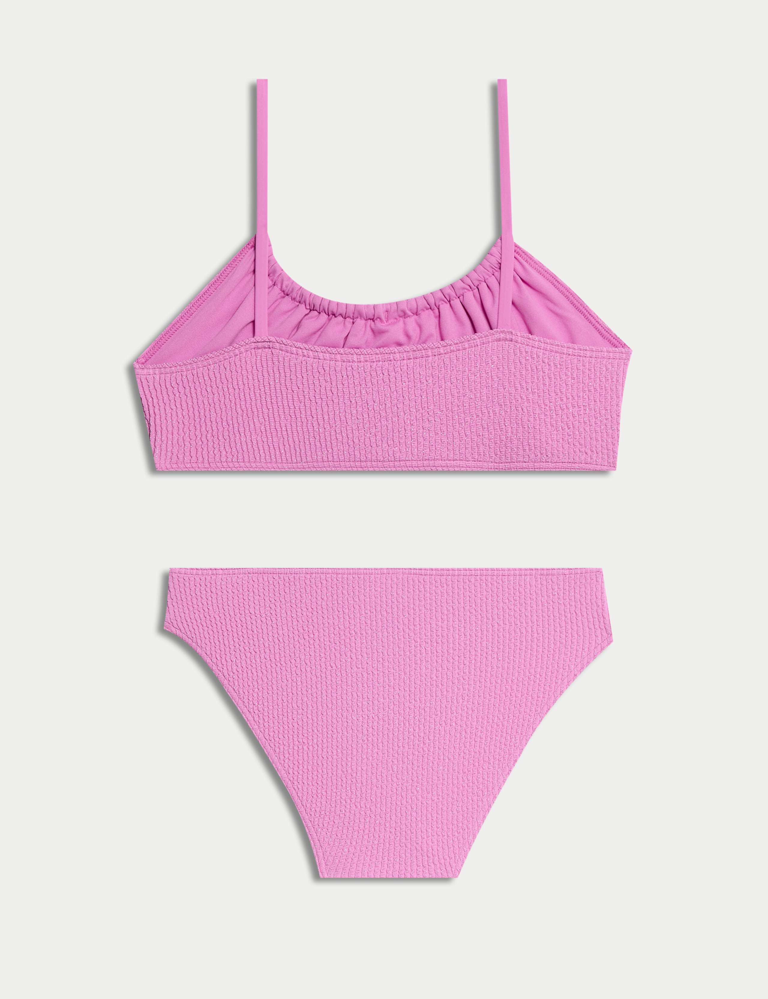 Glitter Crinkle Halterneck Bikini (6-16 Yrs) 2 of 3