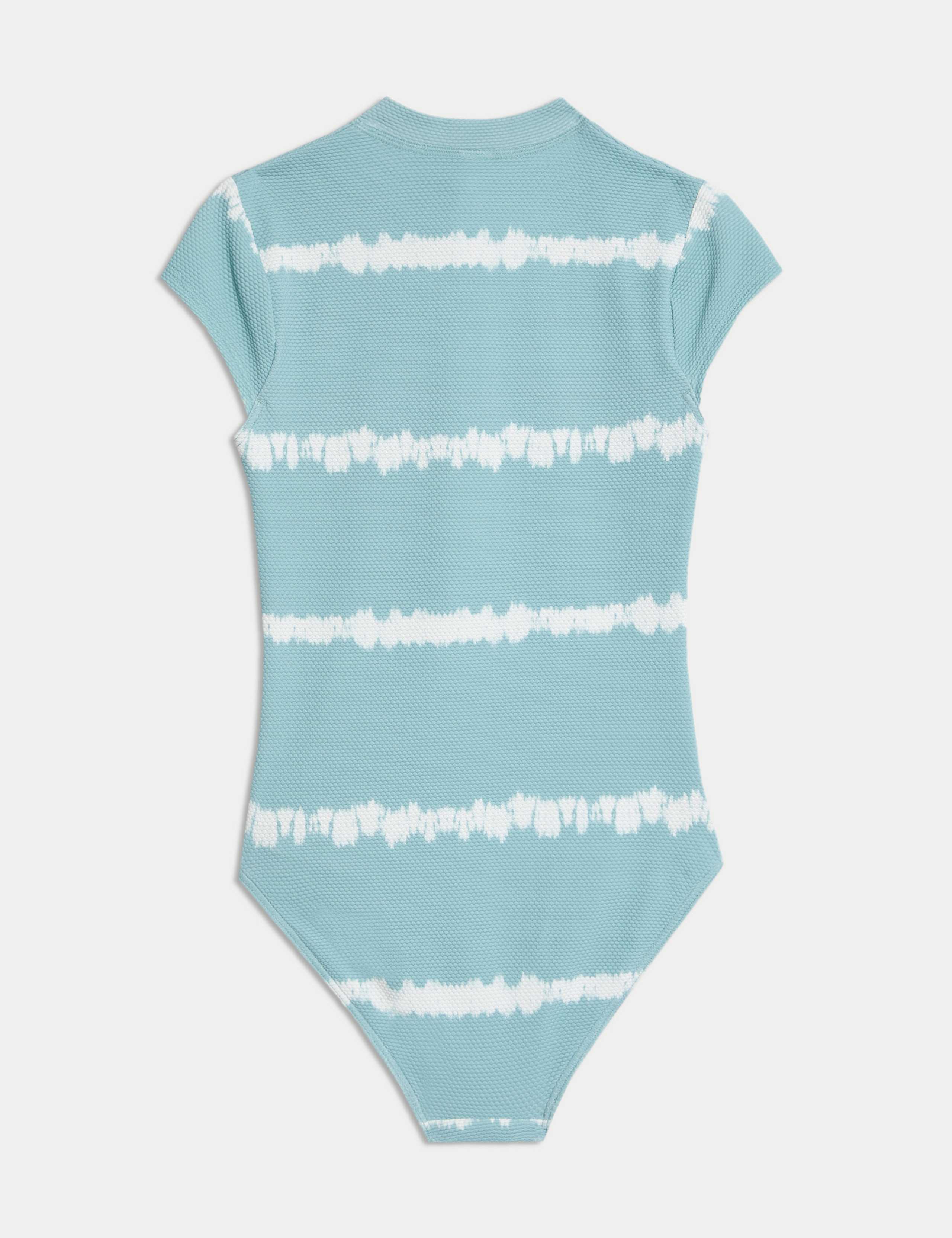 Striped Tie Dye Zip Swimsuit (6-16 Yrs) 2 of 3